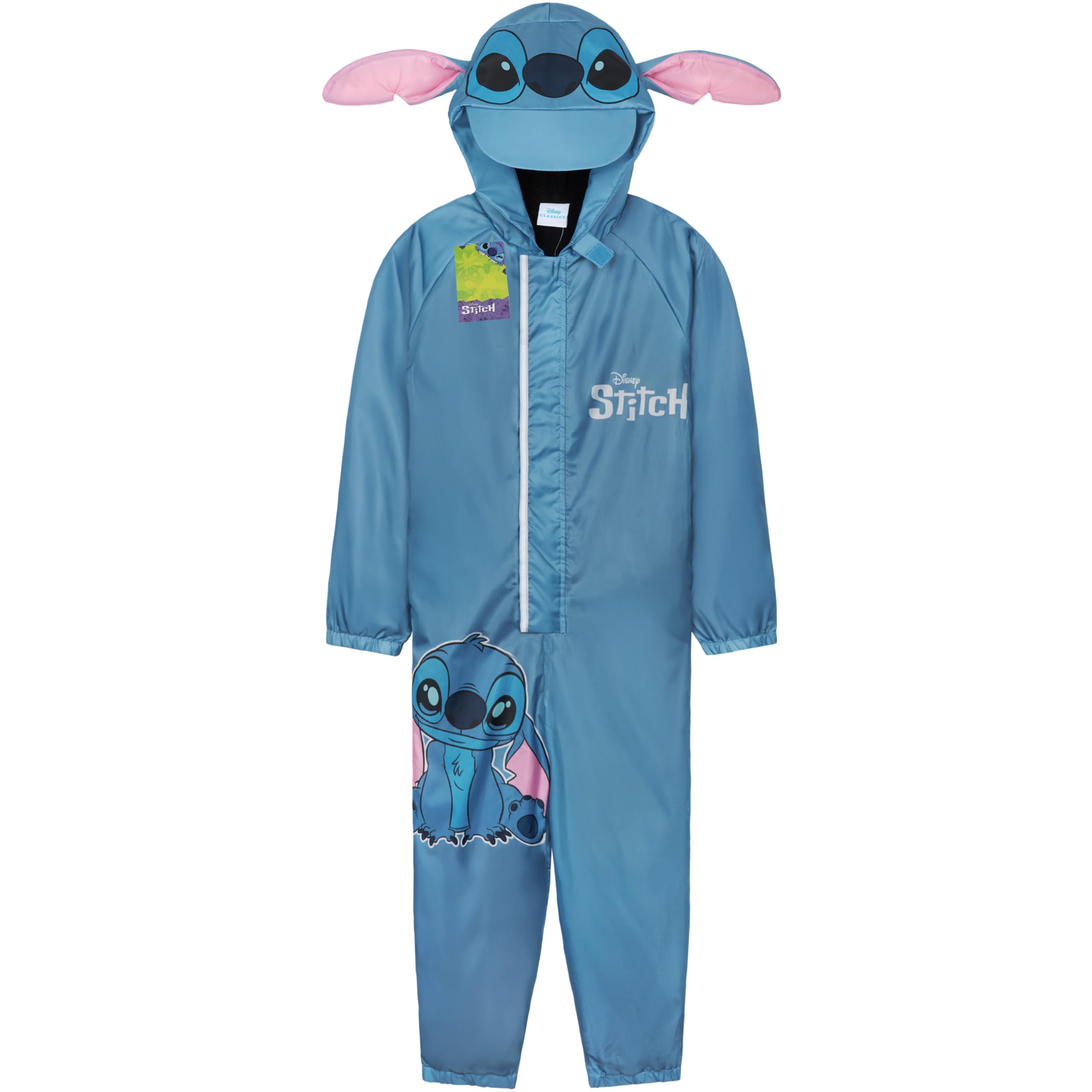 Get Trend Disney Mono Impermeable Bebe Niña con Forro Polar Traje de Lluvia Chaqueta con Cremallera Ropa Impermeable