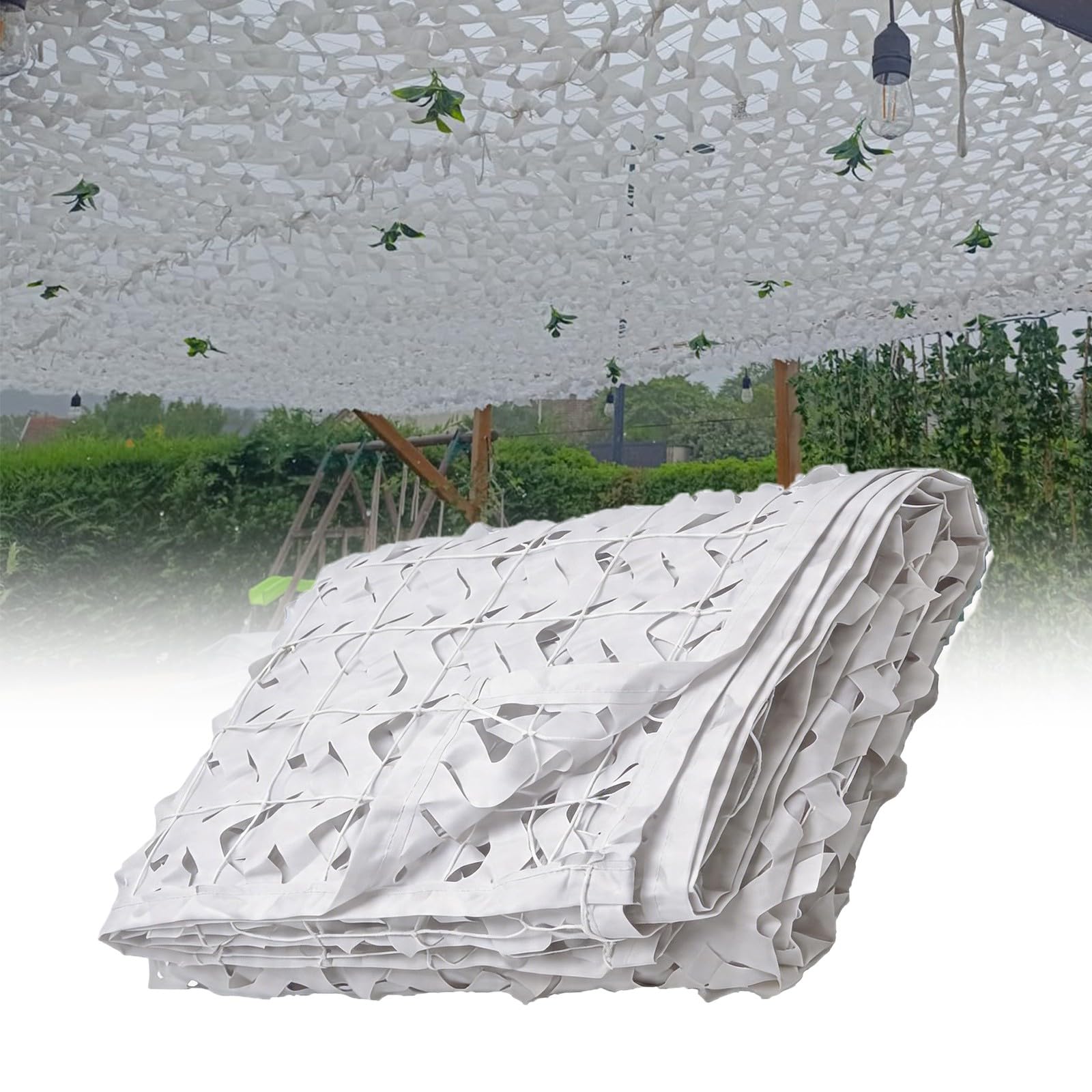 Wodoodporna tkanina wojskowa 6 x 12 m do polowania na zewnątrz, wytrzymała plandeka, odporna na promieniowanie UV pokrowiec na kemping, do ochrony ogrodu i rozwiązań tarasowych.