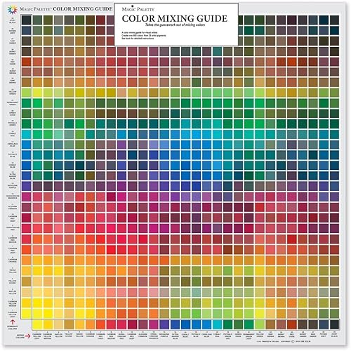 Guía de mezcla de colores - Guía de colores de Magic Palette Studio - 841 colores