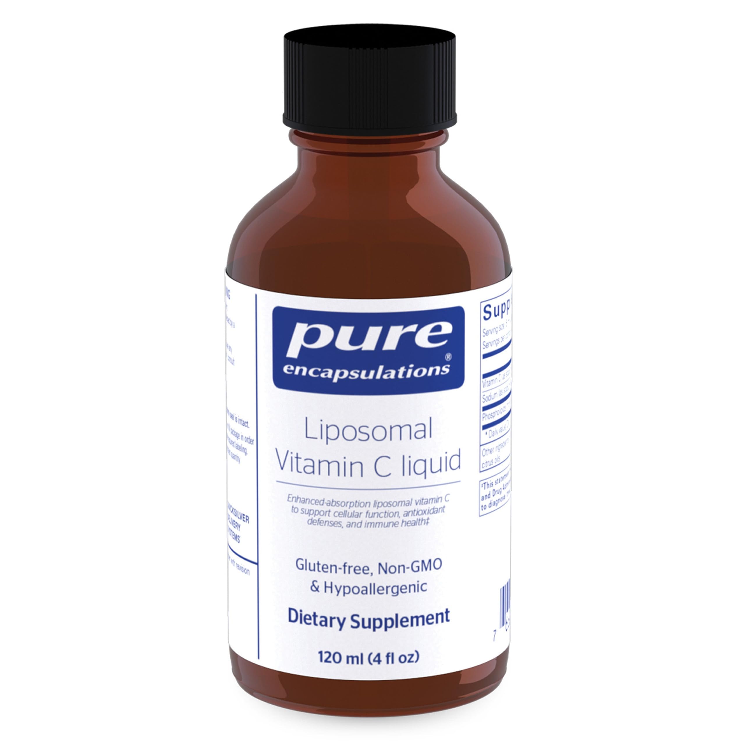 Liposomal Vitamin C | Support for Cellular Function, Antioxidant Defenses and Immune Health* | 4 fl. oz.