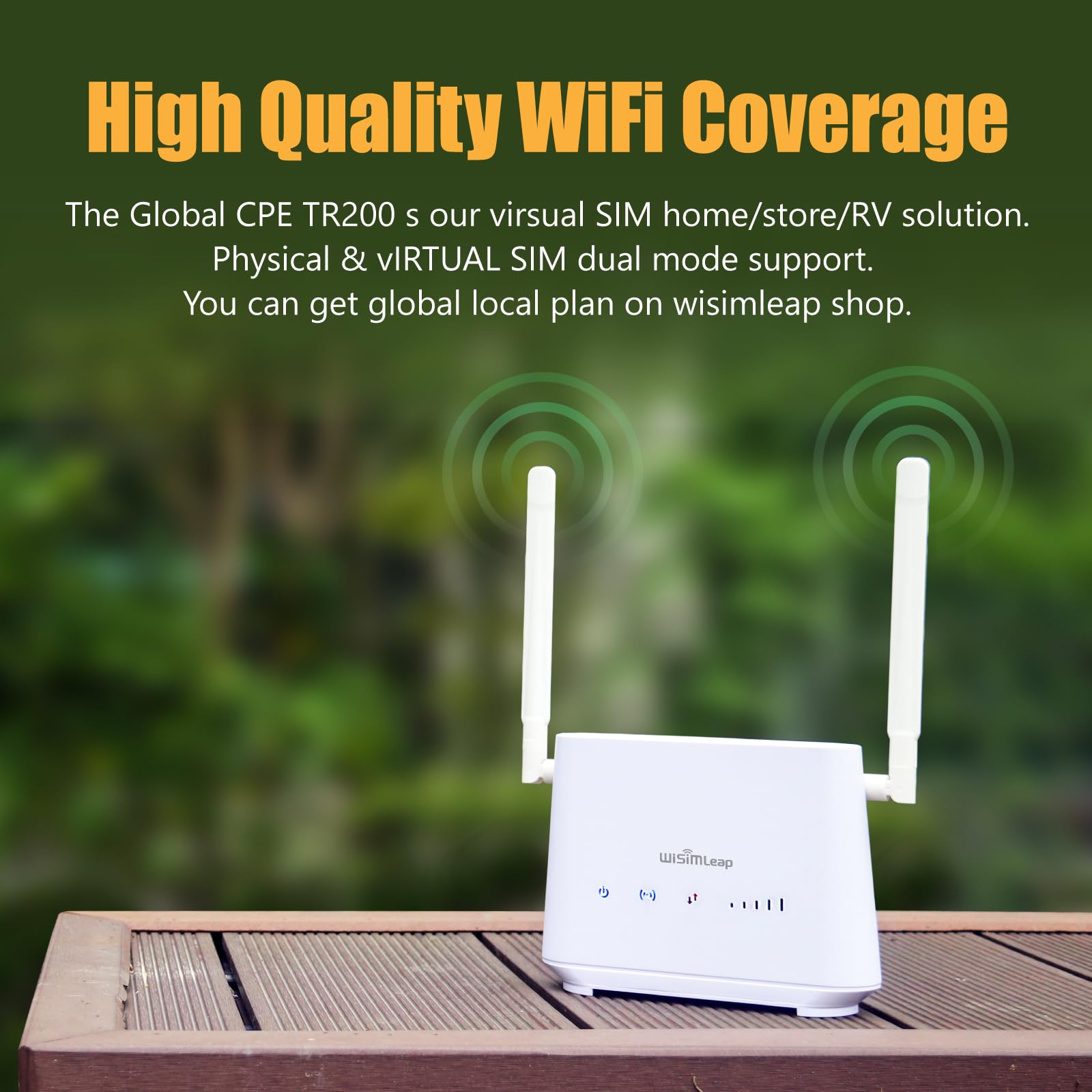 Amazon.com: 4G WiFi Router Cat 6 with Sim Card Slot Homefi Global