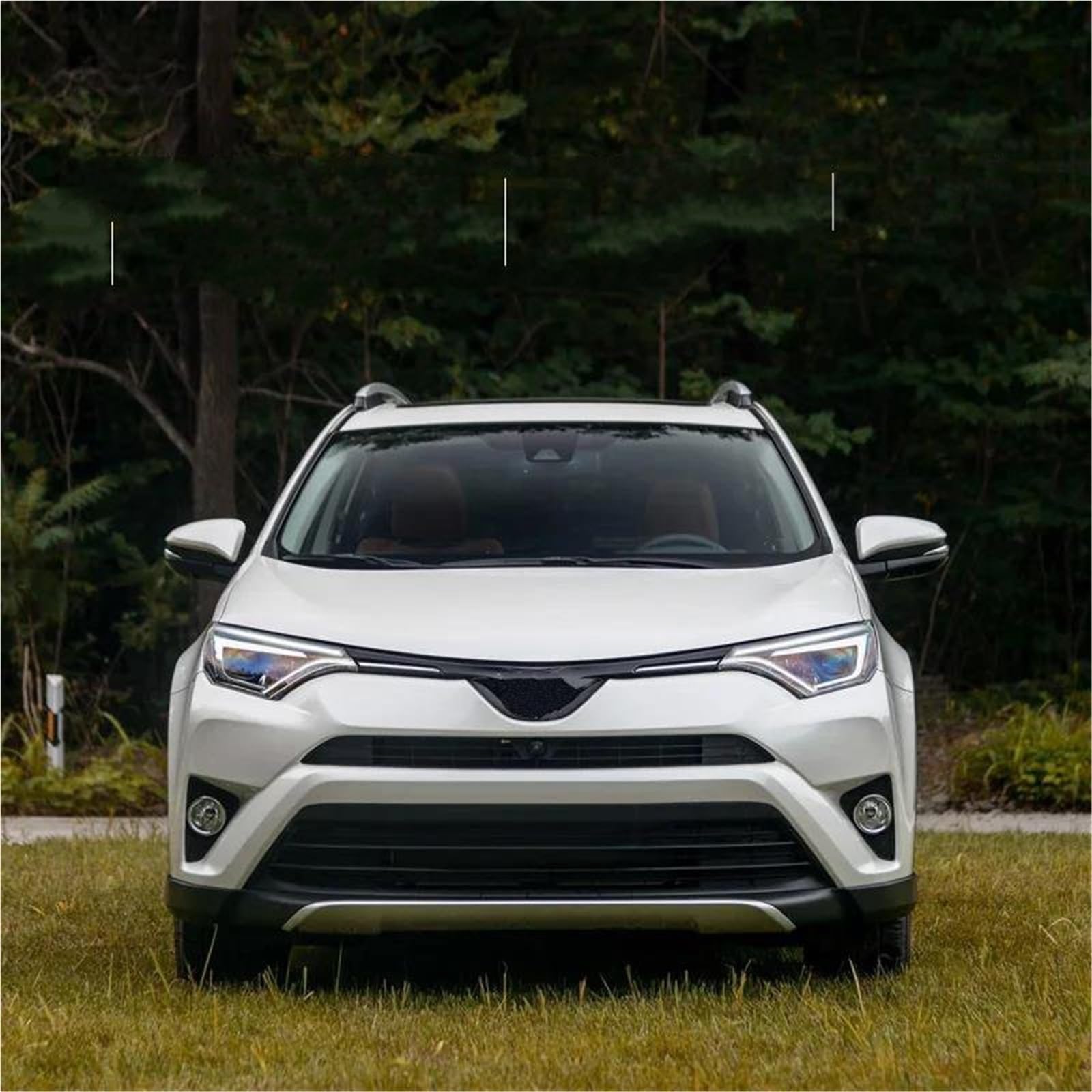 Migliora la sicurezza della guida notturna Gruppo Fari Auto Modificato Luci Di Marcia Diurna Lenti Accessori Per Toyota Per RAV4 2016-2019