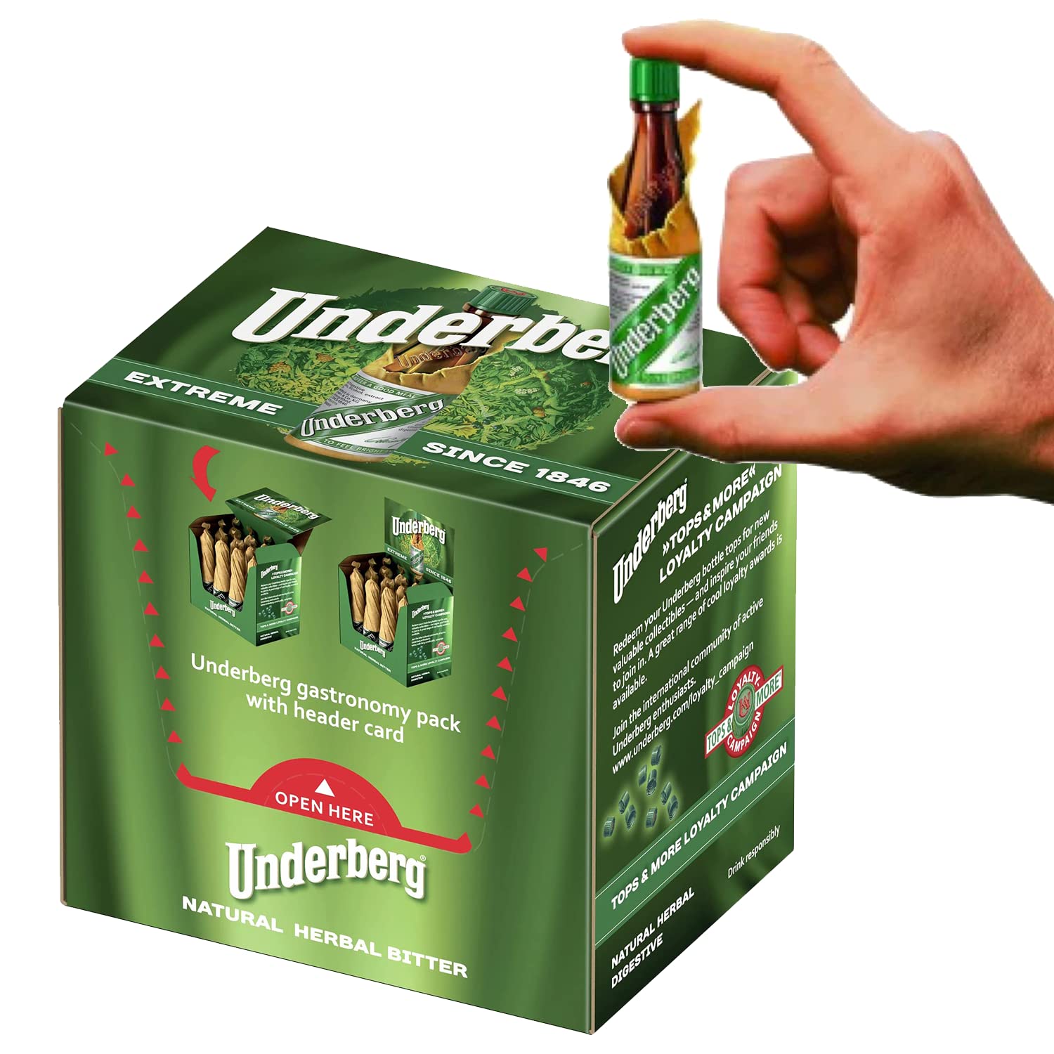 Underberg Digestive Bitters 12 x 2cl 44% ABV Y