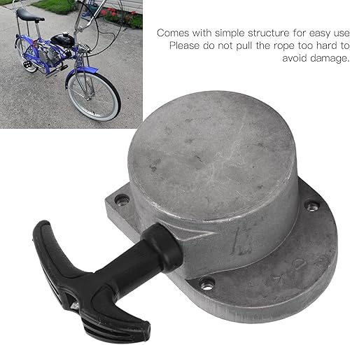 Miniatura 3 de Kit de motor de bicicleta, bicicleta motorizada eléctrica, montaje de arranque de arranque de motocicleta Reemplazo de aleación de aluminio para