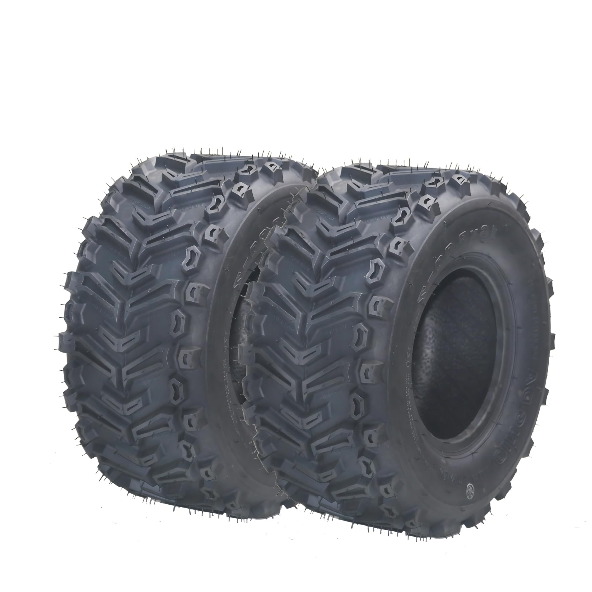 16x8-7 ATV UTV Mud Tires - 2 Pack All Terrain 4PR Tires For Go Karts, Mini Bikes, Lawn Mowers