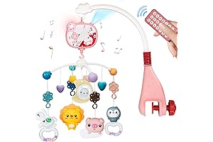 Crib Mobile with Music and Lights for Babies - Keep Them Calm and Entertained