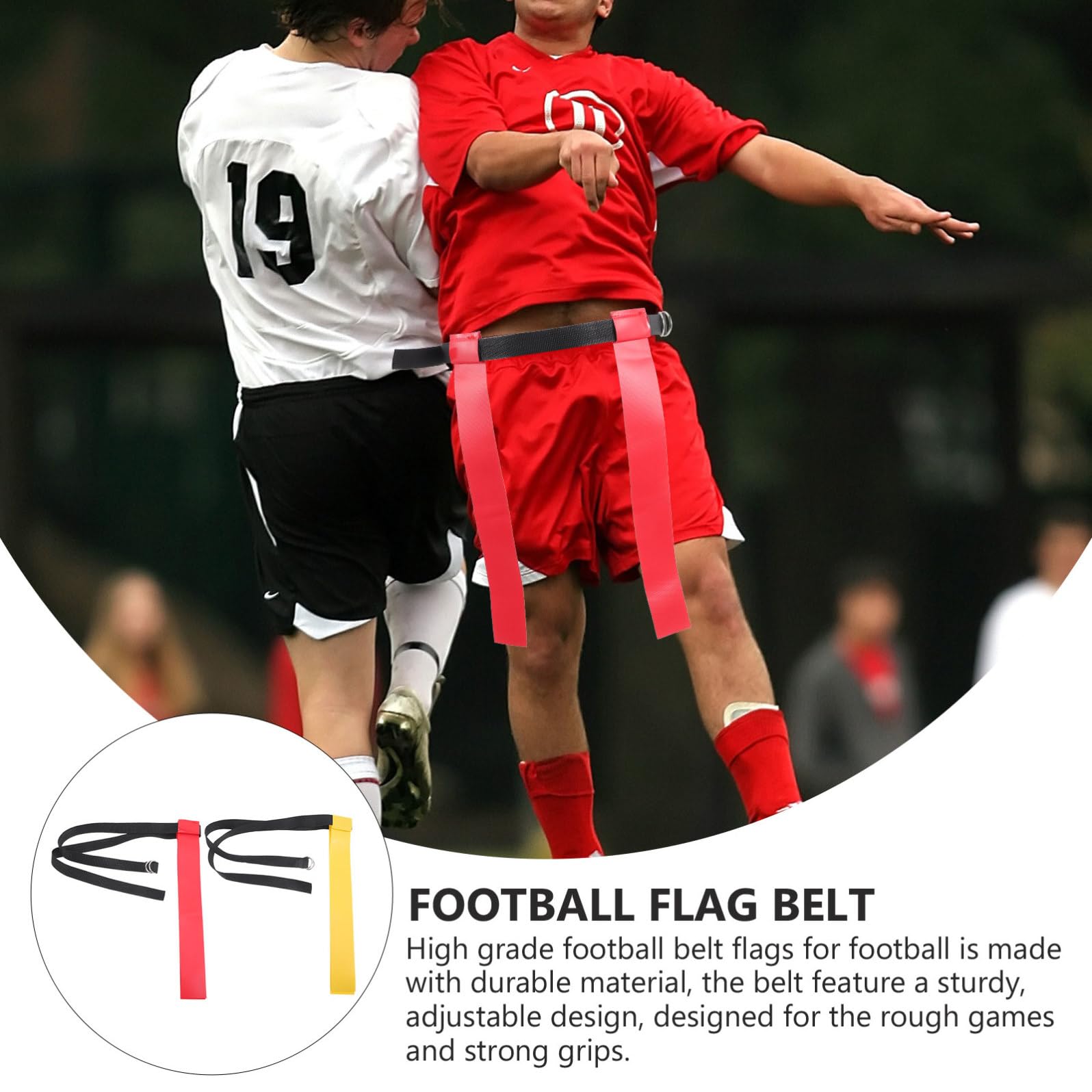 Milisten Drapeau De Football En Banderole Drapeaux De Kit De Football Pour Drapeau De Football Drapeaux De Football Drapeaux De Ceinture De Rugby Drapeaux De Ceinture De Football Drapeau