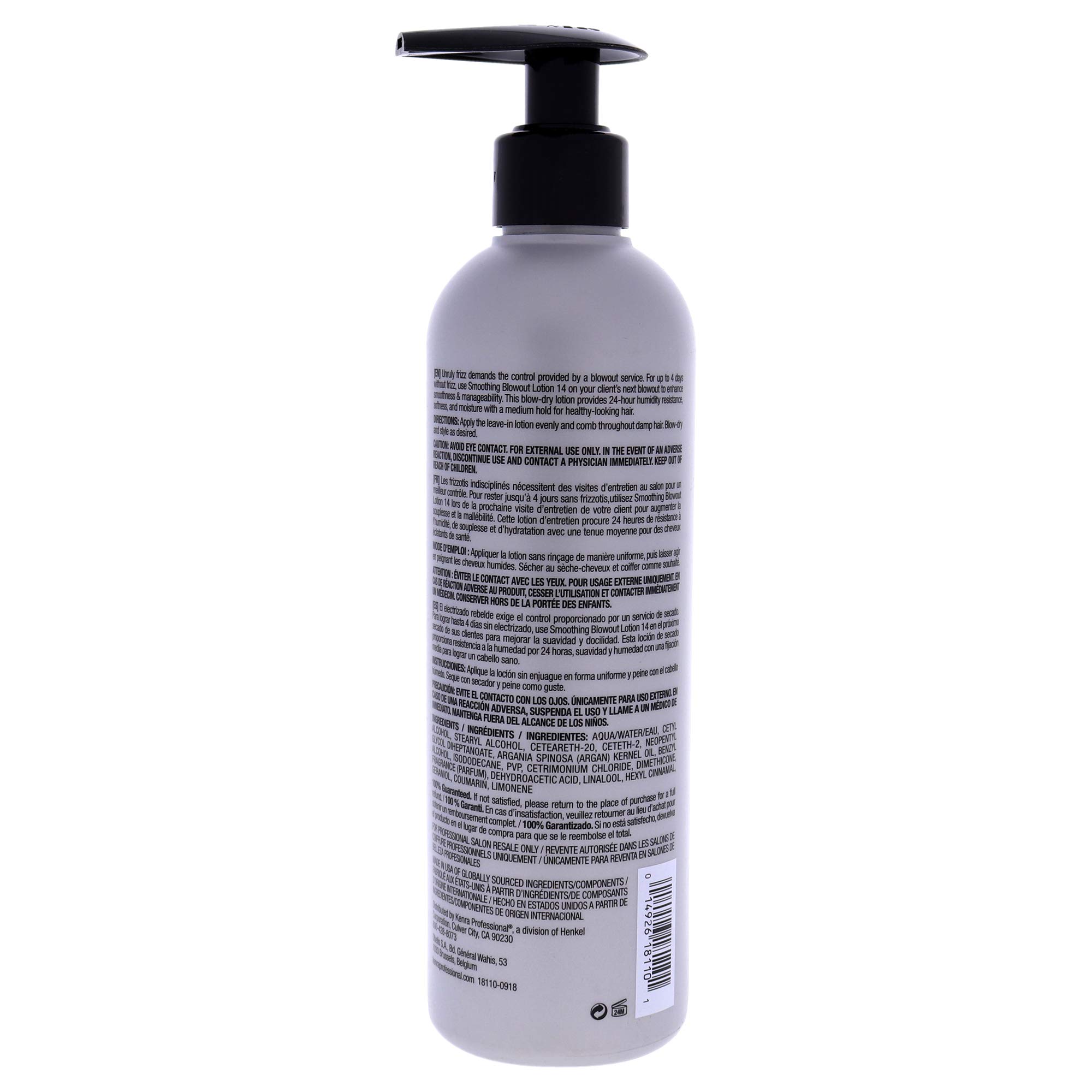 Kenra Smoothing Blowout Lotion 14 | Ultra-Fine Blowout Spray | Up To 4 Days Without Frizz | Enhances Smoothness & Manageability Of A Blowout | Thermal Protection | Medium To Coarse Hair