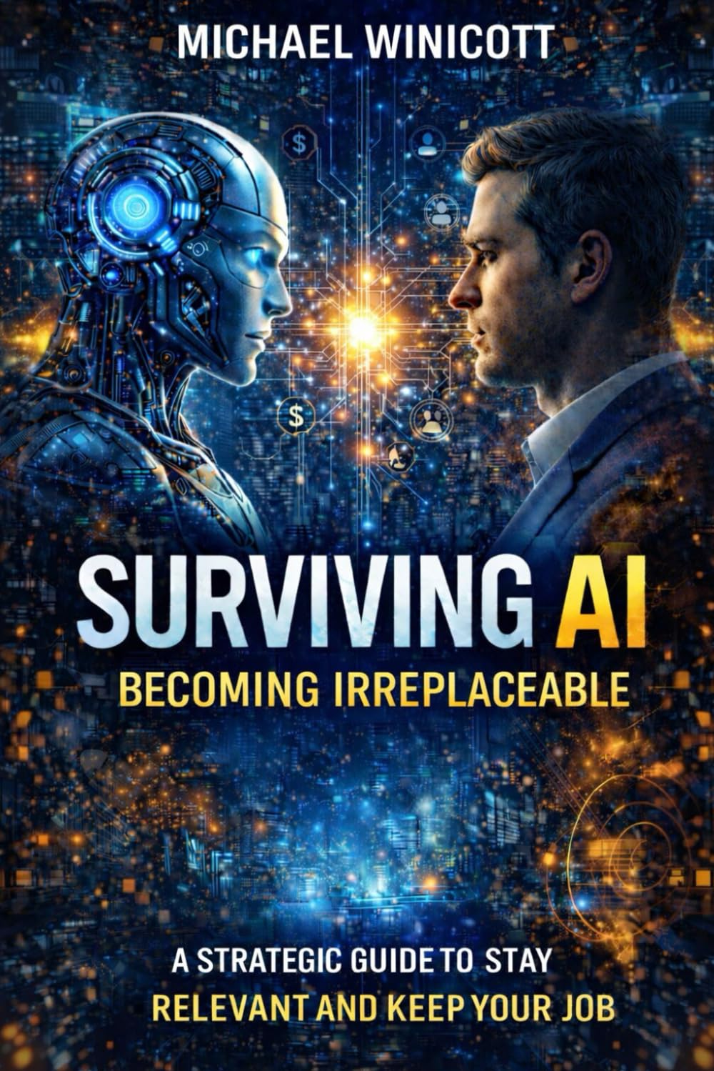 SURVIVING AI. BECOMING IRREPLACEABLE.: A Strategic Guide to Stay Relevant and Keep Your Job