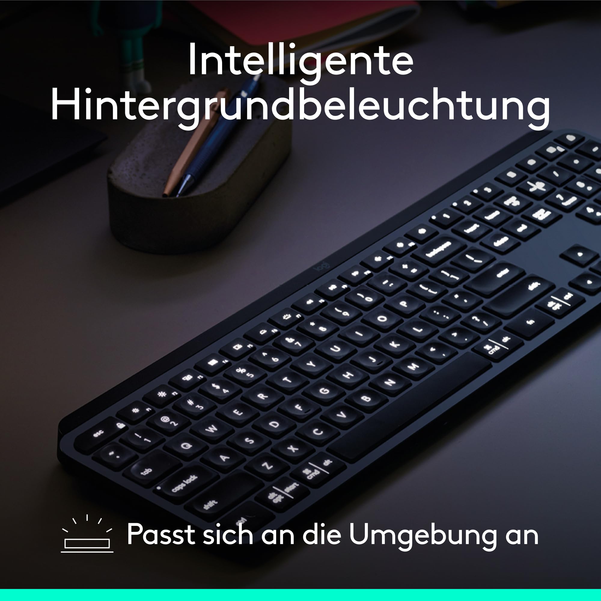 Logitech MX Master 4 for Business Wireless Maus, MX Keys für Business Wireless Tastatur mit Logi Bolt Empfänger, Bluetooth, USB-C-Ladung, leisen Klicks, Windows,Mac,Chrome,Linux, DEU QWERTZ – Grafit