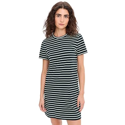 Madewell Knit T Shirt Mini Dress Stripe Women