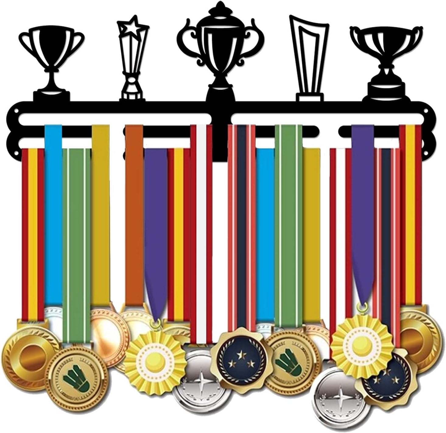 SUPERDANT Sports Medal Hanger Display Trophy Decorated