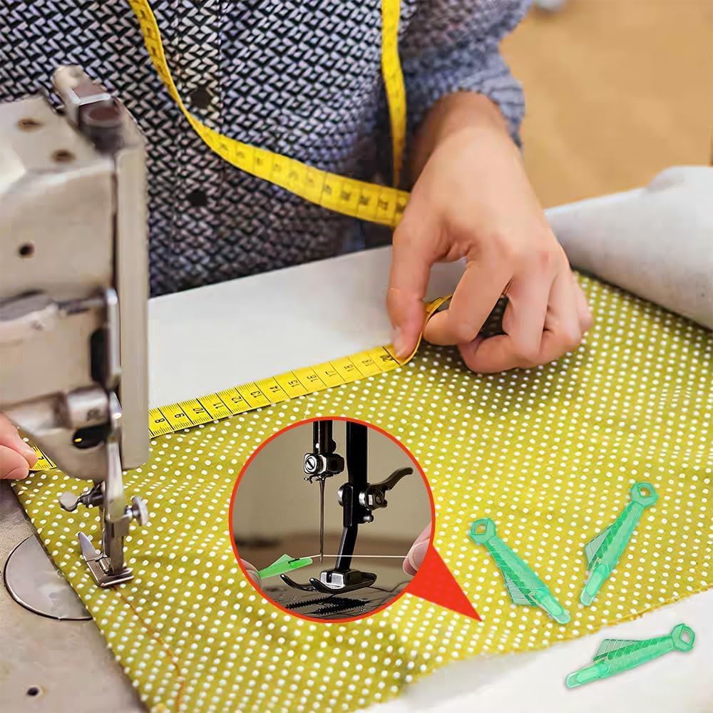 Infila aghi automatico per macchine da cucire e cucire a mano, aiuto per filettatura di precisione per artigianato, accessori da cucito facili da usare, perfetto per sarti e sartoria