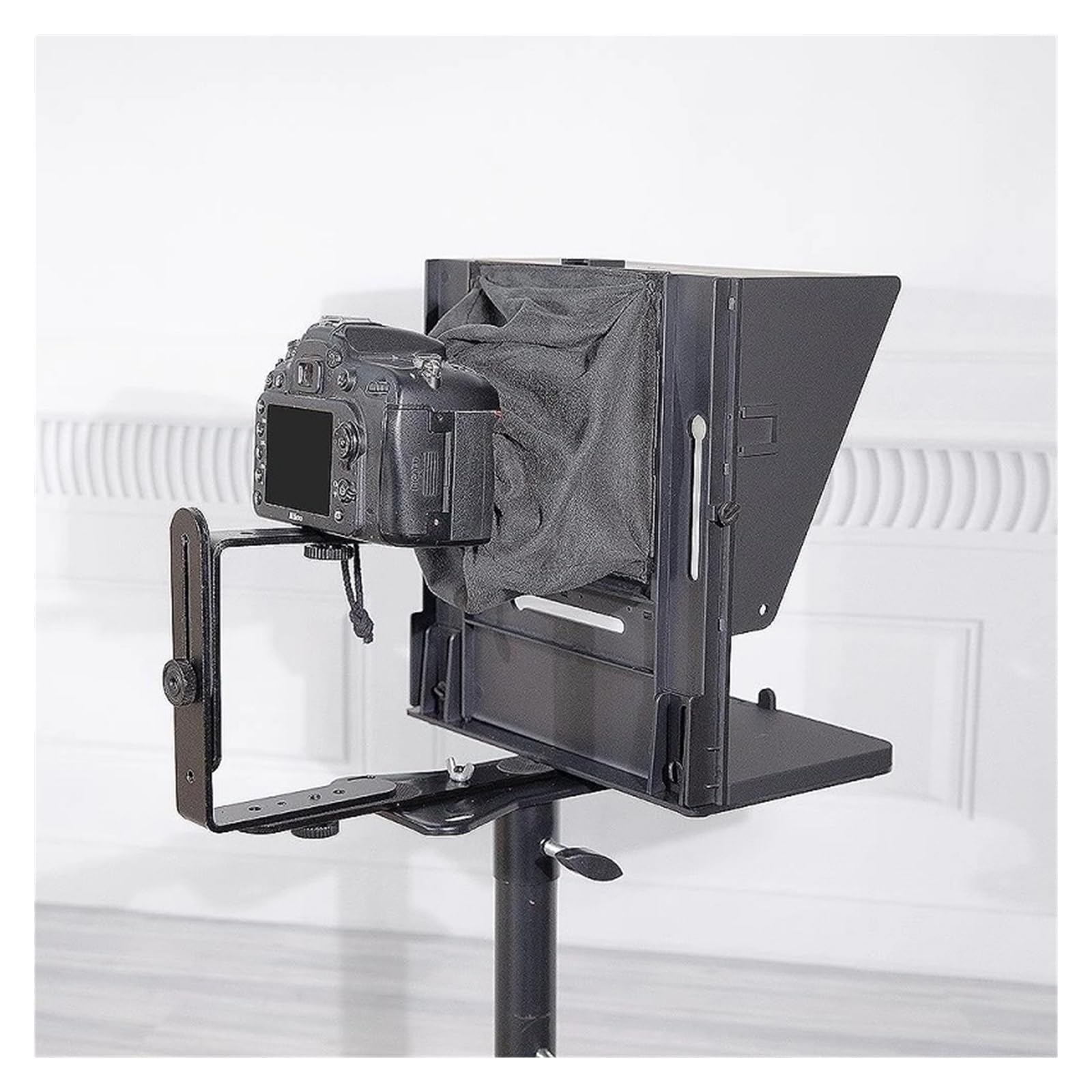Teleprompter, Tablet-Telefone Prompting Interview Prompter Reader for Mobile DSLR-Kamera-Live-Aufzeichnung, Online-Lehre Live-Streaming(for Phone Shooting)