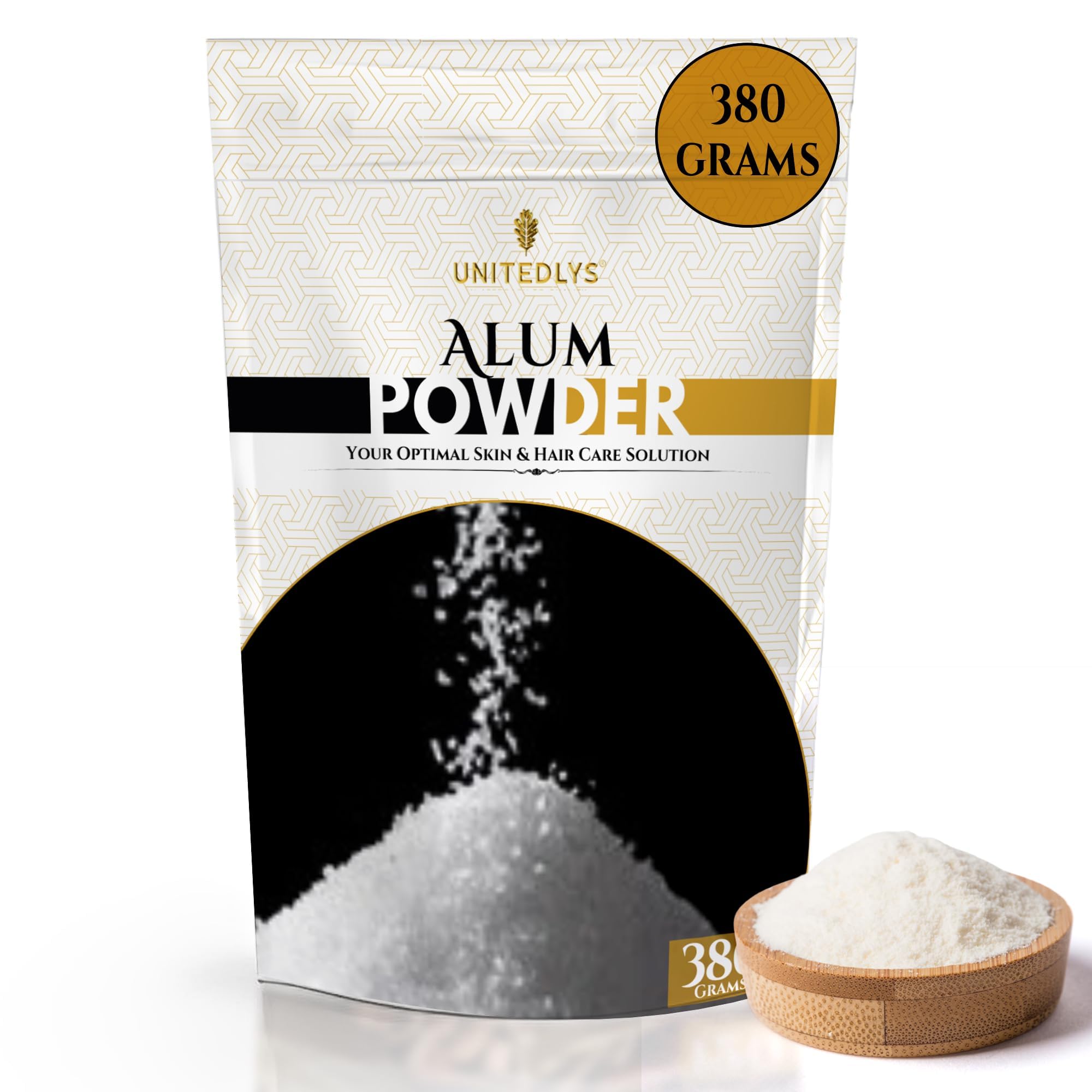 Pure Alum Powder For Face & Skin Tightening 380g | Organic Alum Stone Phitkari Powder For Natural Glow | Fitkari For Face Acne Care | Fitkari Stone For Skin & Pore Cleansing