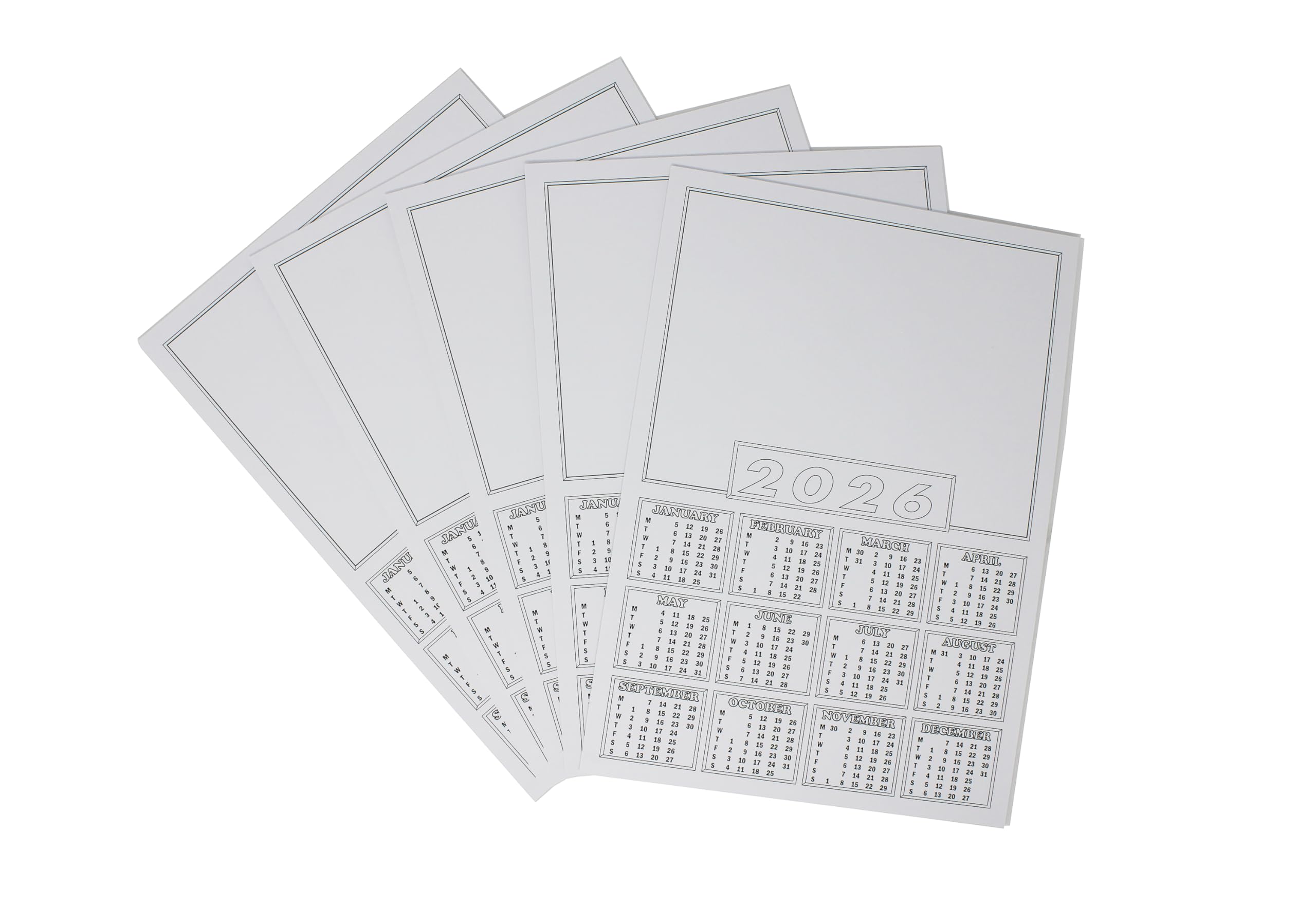 Sponsored Ad Bright Ideas 2026 Calendar A4 Blanks For Kids | Desertcart  Seychelles