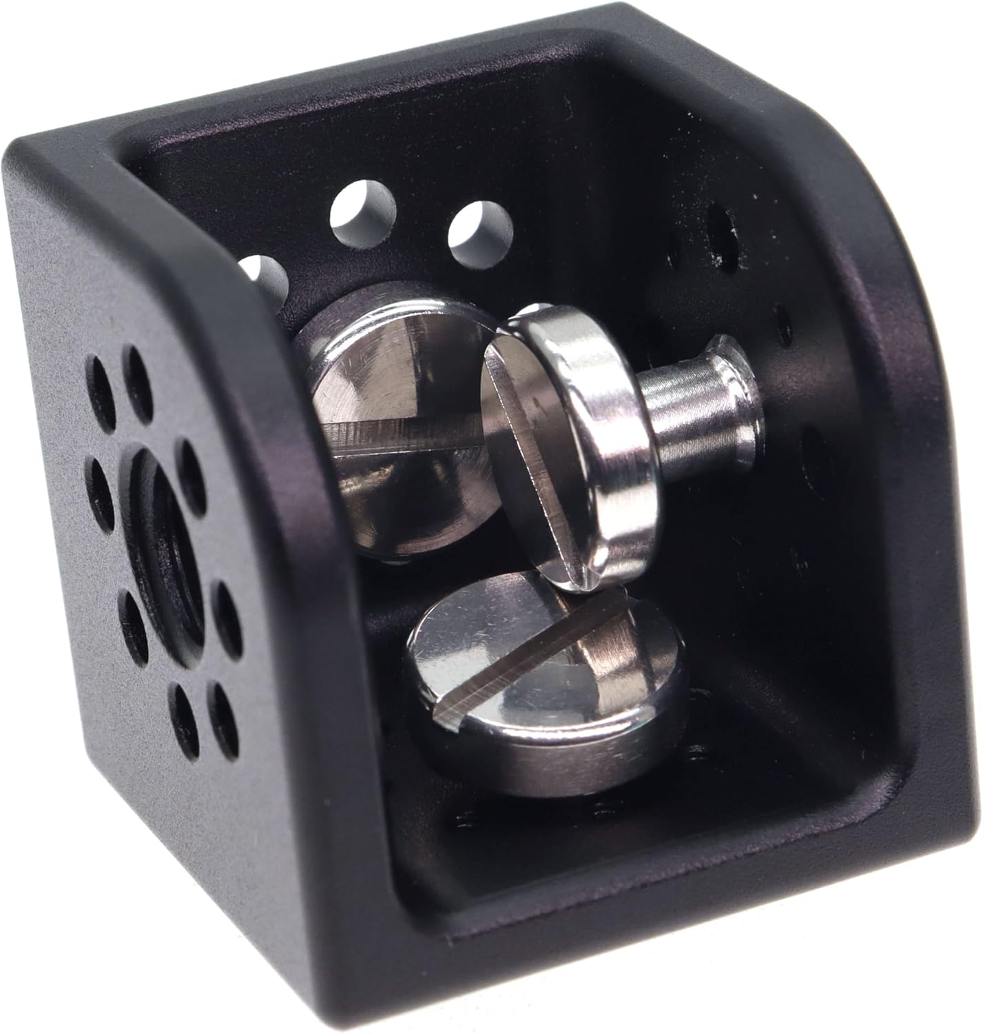 Three Way Bracket for ARRI RED Sony Camera Link to Teradek Vaxis Image Transmission Monitor, Black