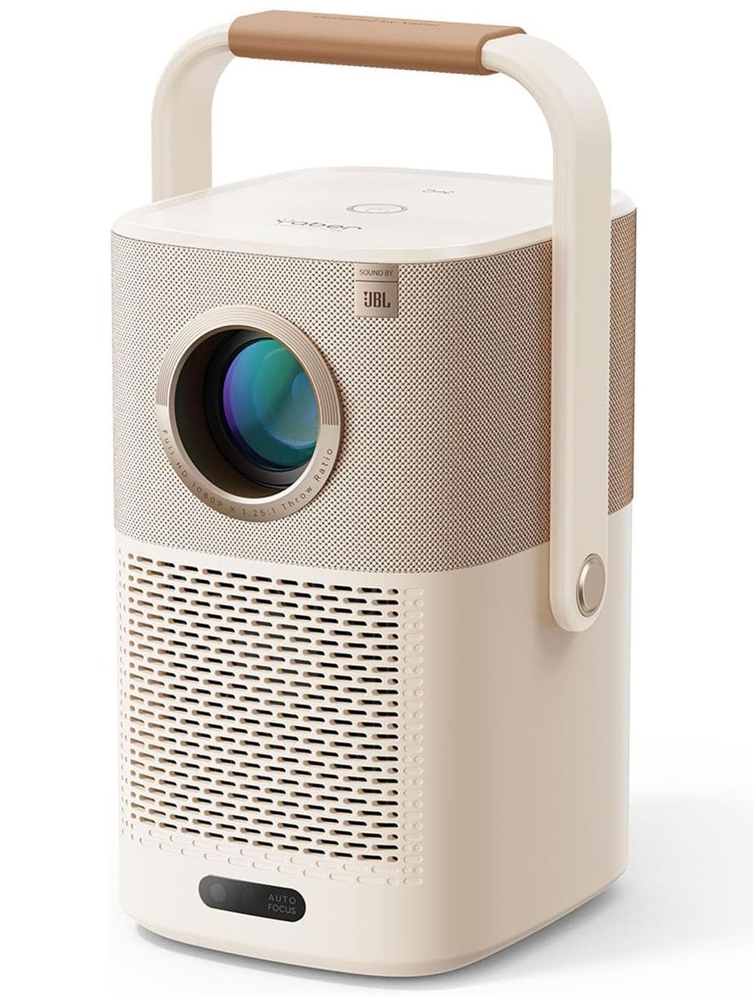 Proiettore Sound by JBL, T2 Portable Proiettore 450ANSI FHD 1080P Native Outdoor Proiettore con batteria integrata 2,5H / autofocus / correzione trapezoidale piccolo proiettore home cinema