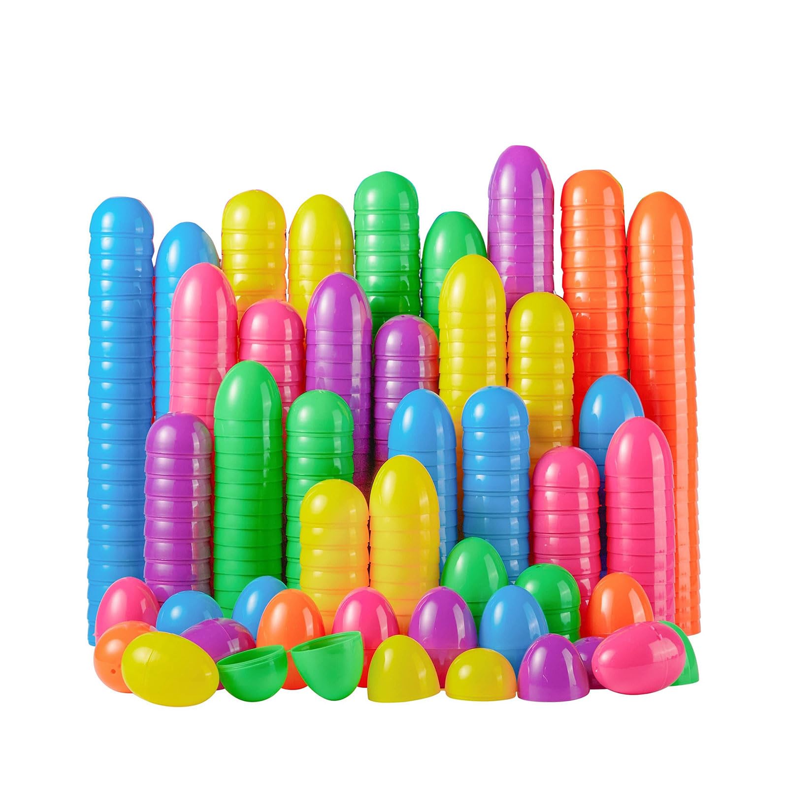 KAHDGSS 200 Spring Cases Assorted Bright Colors for Handcrafted Decor Gift Giving and Parties Easter Party Supplies