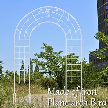 アルミ製アーチ型泥よけ シルバー/ブルー Amazon | 鉄製 平面アーチ・バード 黒 1個 幅169cm(間口90cm)×高