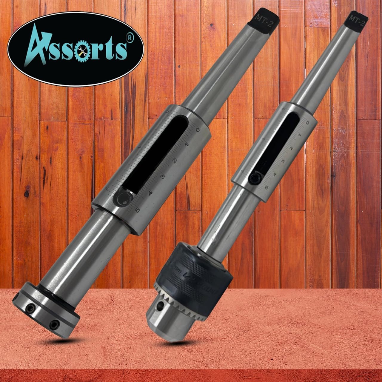 MT2 Shank Tapping, Threading & Reaming Dia Holder Set with Drill Chuck - Imperial