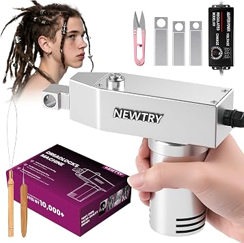 NEWTRY Dreadlock Machine for Making Dreadlock Extensions, Quick and Easy