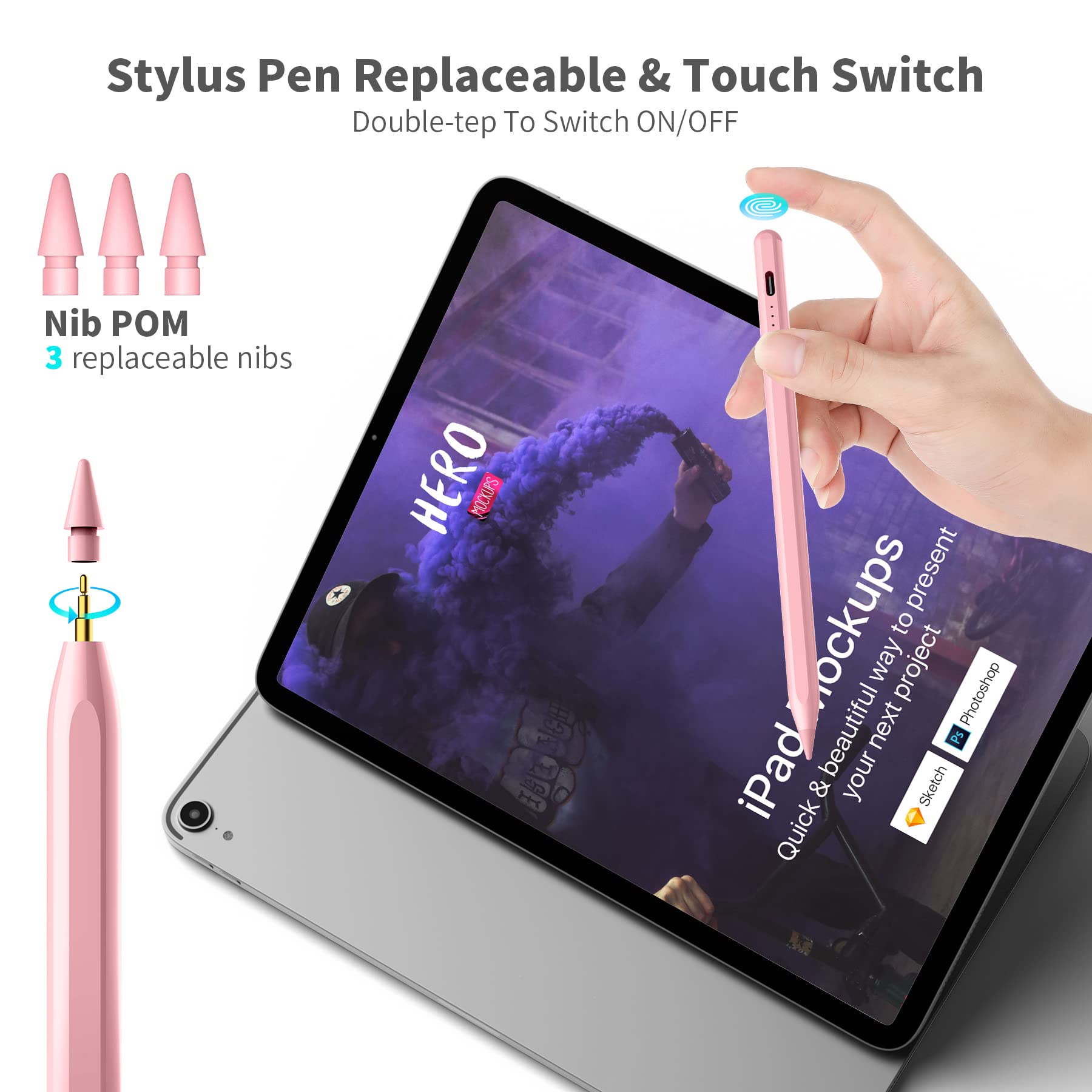 Apple Pencil 2. Nesil, iPad Air 4./5., iPad Mini 5./6., iPad