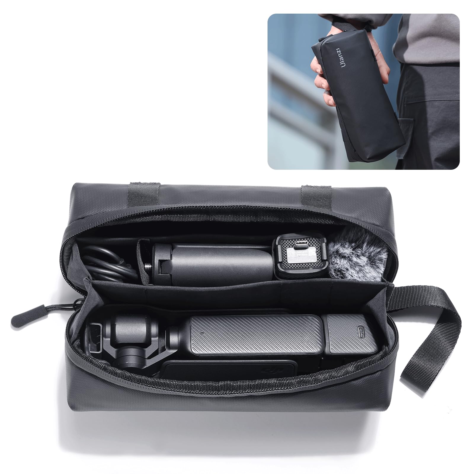 Amazon | Ulanzi DJIOSMOPocket3用キャリーバッグ 収納ケース ポケット 