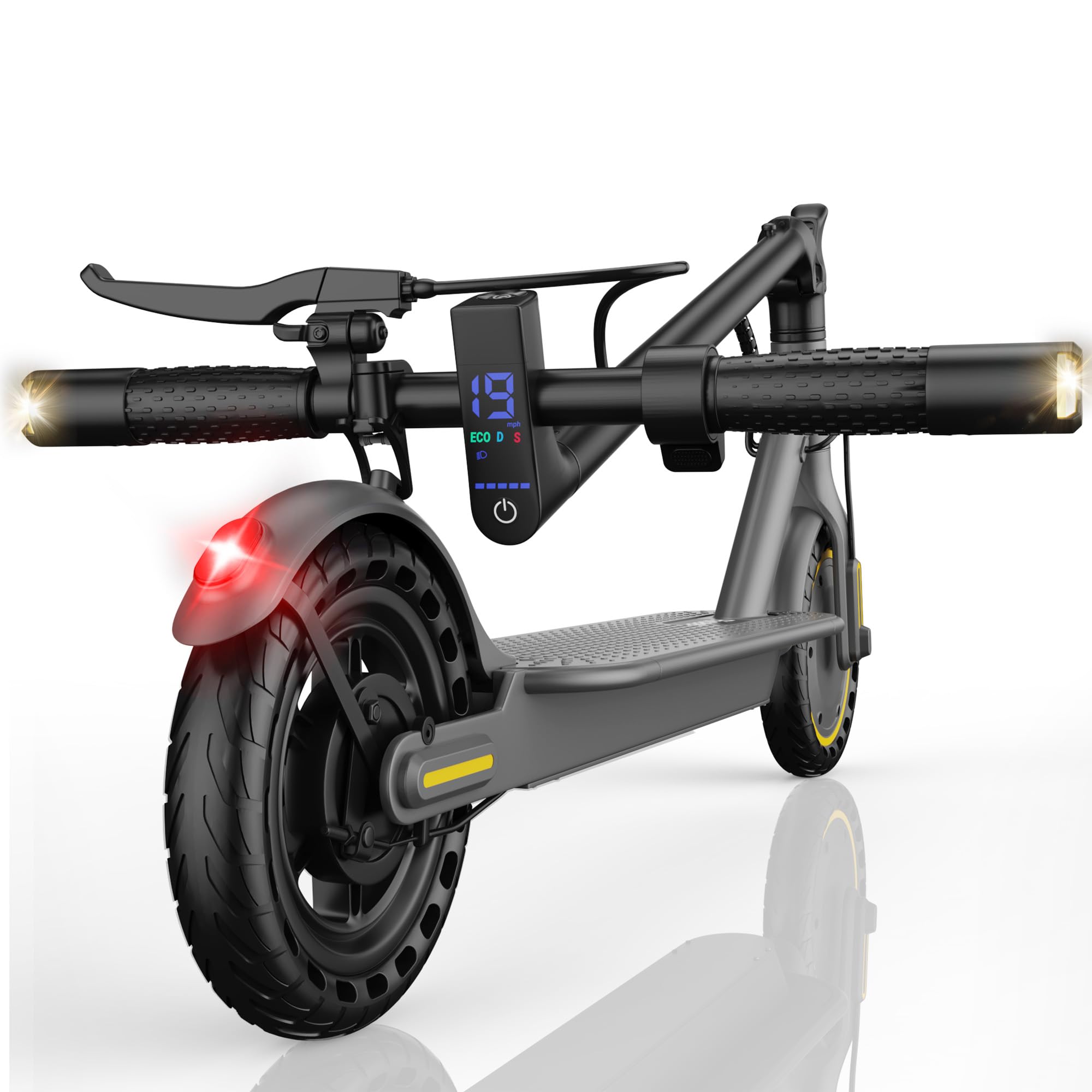 Monopattino Elettrico Adulto, Velocità Fino a 25 Km/h, 25/35Km di Autonomia, 8.5" Pneumatici Solidi, Carico massimo 120 kg, Doppia frenata