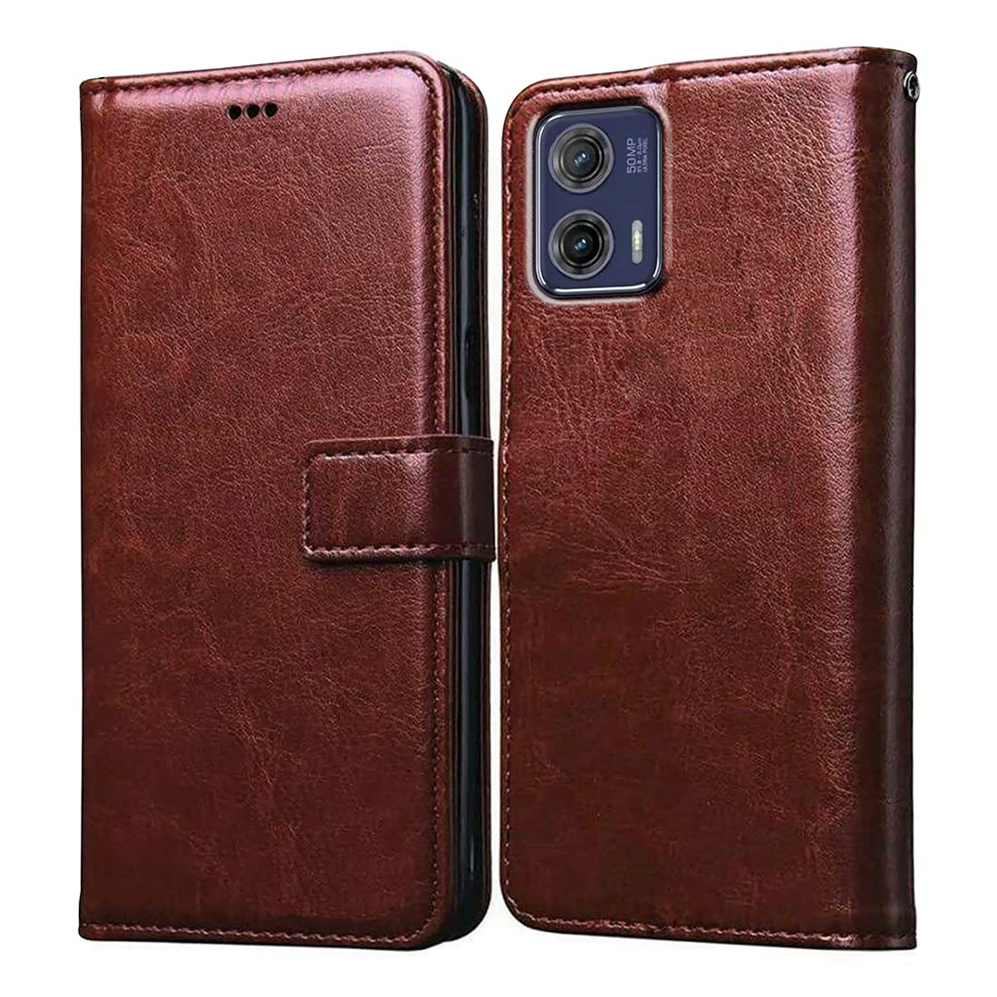 Motorola Moto G73 5G Flip Cover - Leather & Stand -6 Motorola Moto G73 5G Flip Cover - Leather & Stand -6