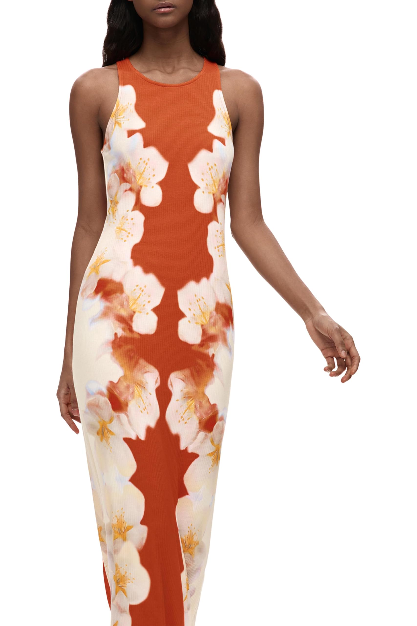 DESIGUAL ABITO LUNGO DONNA ARANCIO