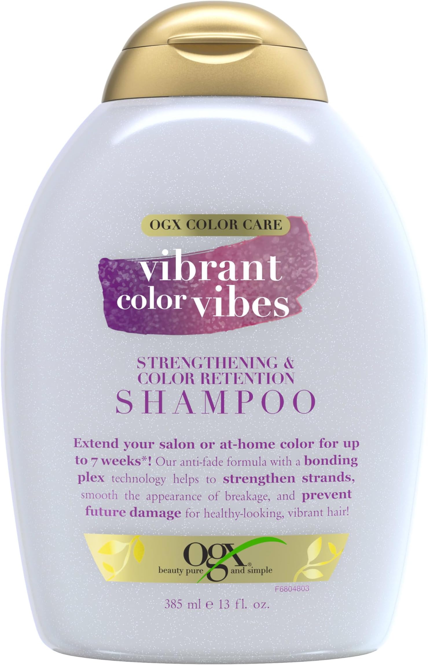 OGX Vibrant Color Vibes Shampoo for Color-Treated Hair, 13 fl oz