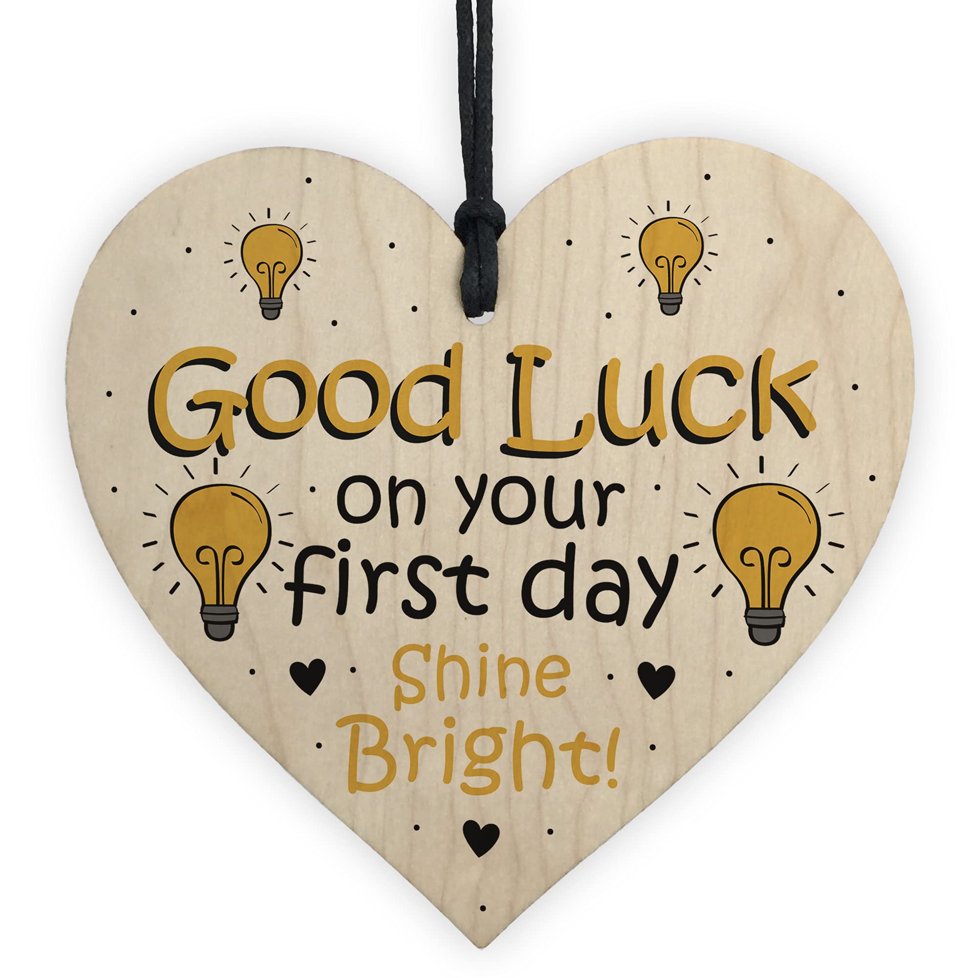RED OCEAN 1st Day At School Nursery Gift Hanging Heart Back To School Gift Daughter Son Gift