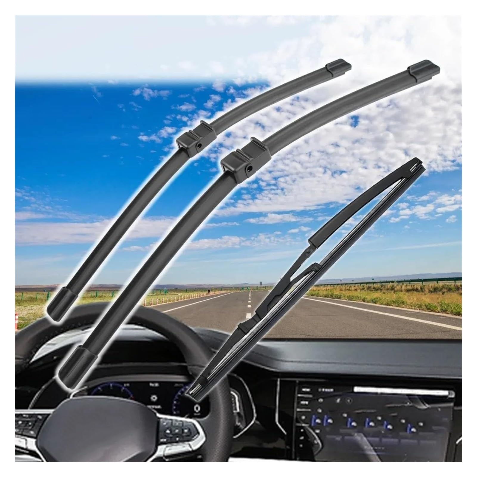 Parabrezza Tergicristalli Per A&lfa Romeo 147 937 2005-2010 22 "+16"+13.8" Spazzole Tergicristallo Anteriori Posteriori Parabrezza Finestra Spazzole Tergicristallo Auto