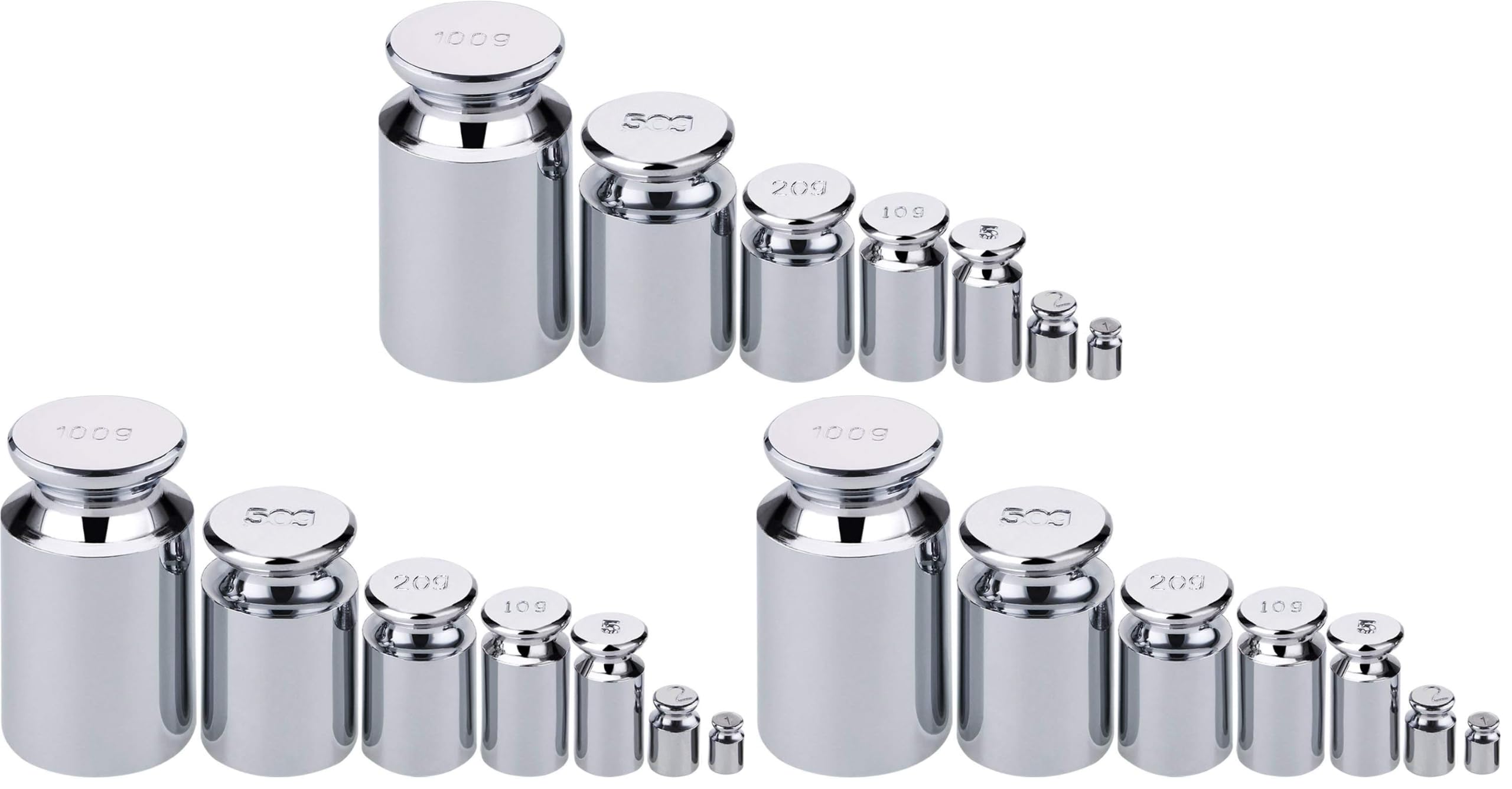 7 PCS Calibration Weights, Scale Weight Set 1g 2g 5g 10g 20g 50g 100g, Carbon Steel Small Weight for Digital Scale, Gram Scale Balance, Jewelry Scale (Silver) — Amazon image 8