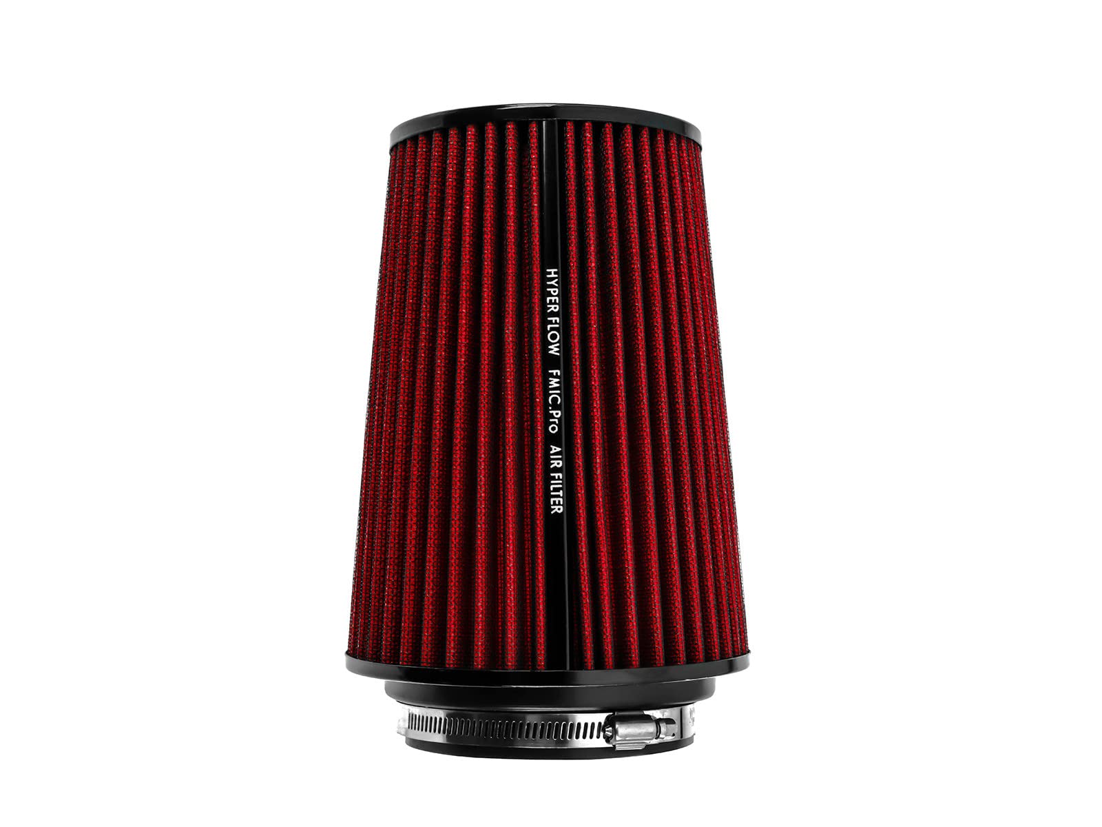 FMIC.Pro Performance - Filtro dell'aria universale sportivo, lunghezza 100 mm, diametro 102 mm