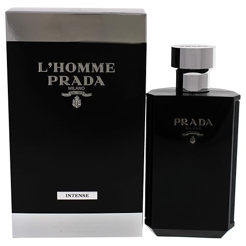 Prada L'homme Intense Eau de Parfum Spray para hombre, 5 onzas
