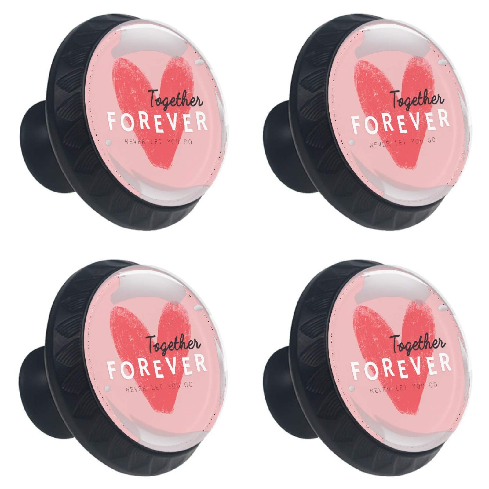 Boutons de meuble en verre 30 mm poignée tiroir armoire cuisine x4