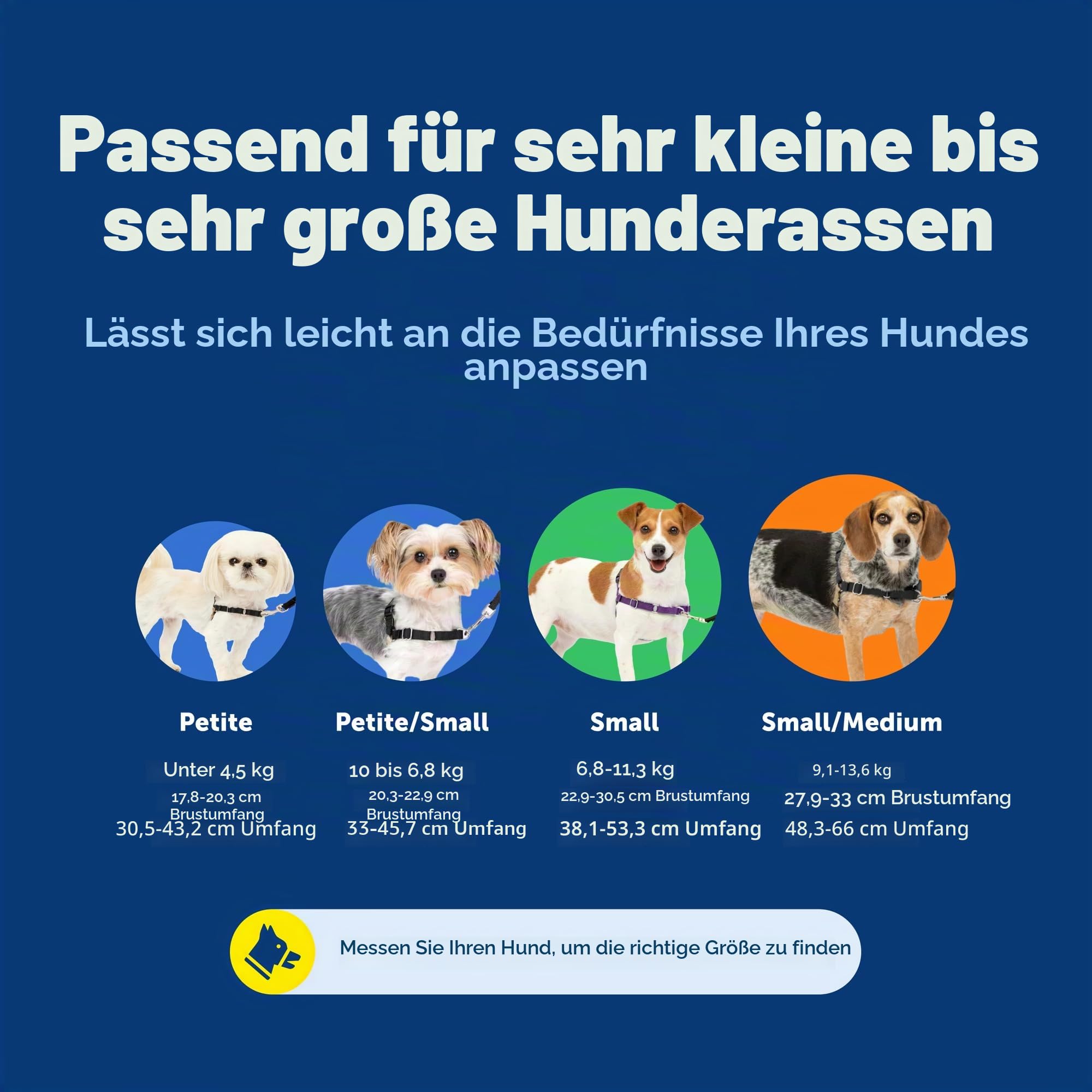 PetSafe, Easy Walk Hundegeschirr, das ultimative Geschirr gegen Ziehen bei Spaziergängen, übernimm die Kontrolle und lehre EIN besseres Leinenverhalten, Large, Dunkelgrau/Schwarz