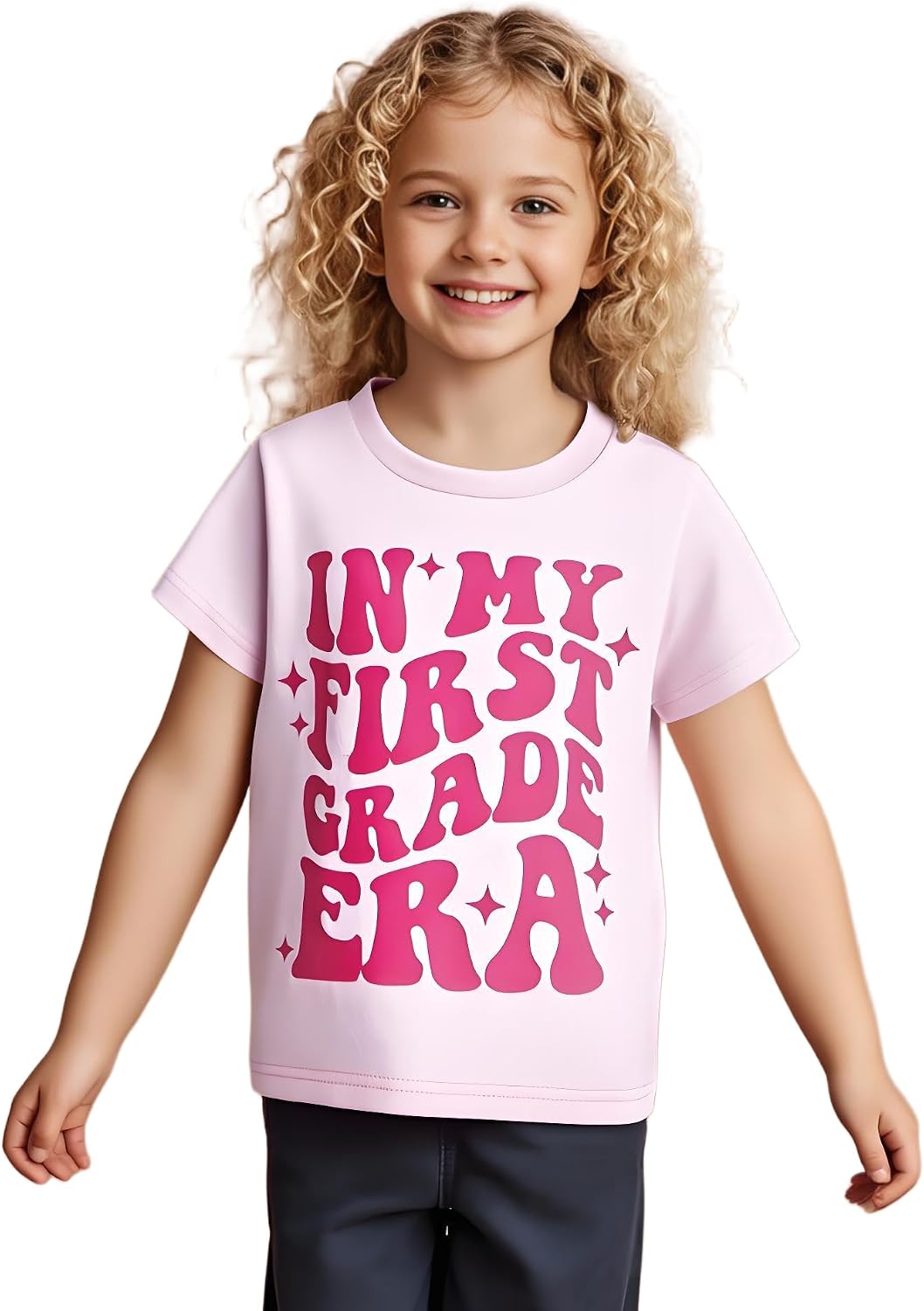Kids Girls First Day of School Shirt in My Pre-K/Kindergarten/First/Second/Third/Fourth/Fifth Grade Era T-Shirt