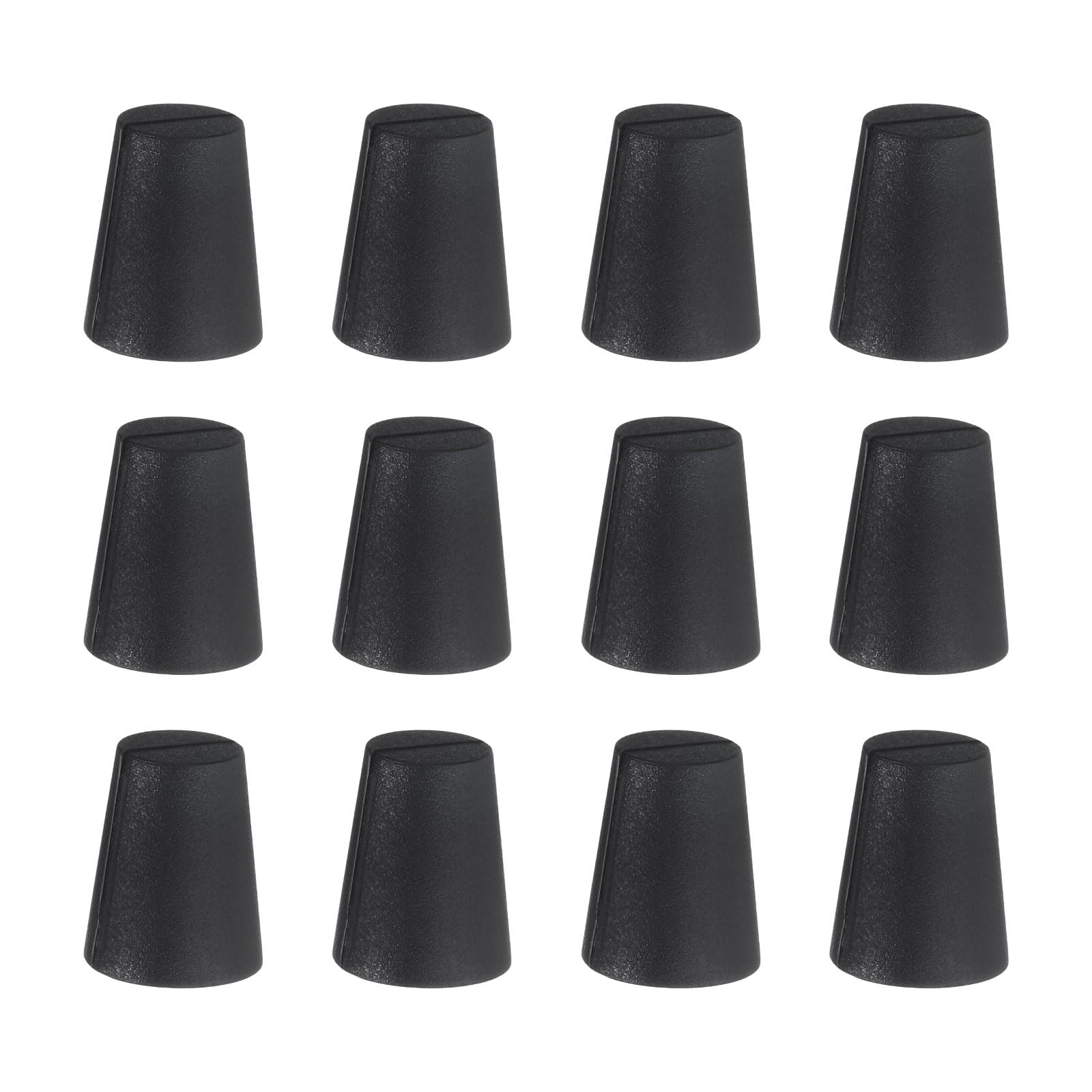 uxcell 12 Pcs Silicone Rubber Tapered Plug, 13mm to 18mm High-Temperature Solid Rubber Stoppers Silicone Plugs for Hole Plugs, Spraying, Coating, Painting Protection, Black, 25mm — Amazon image 7