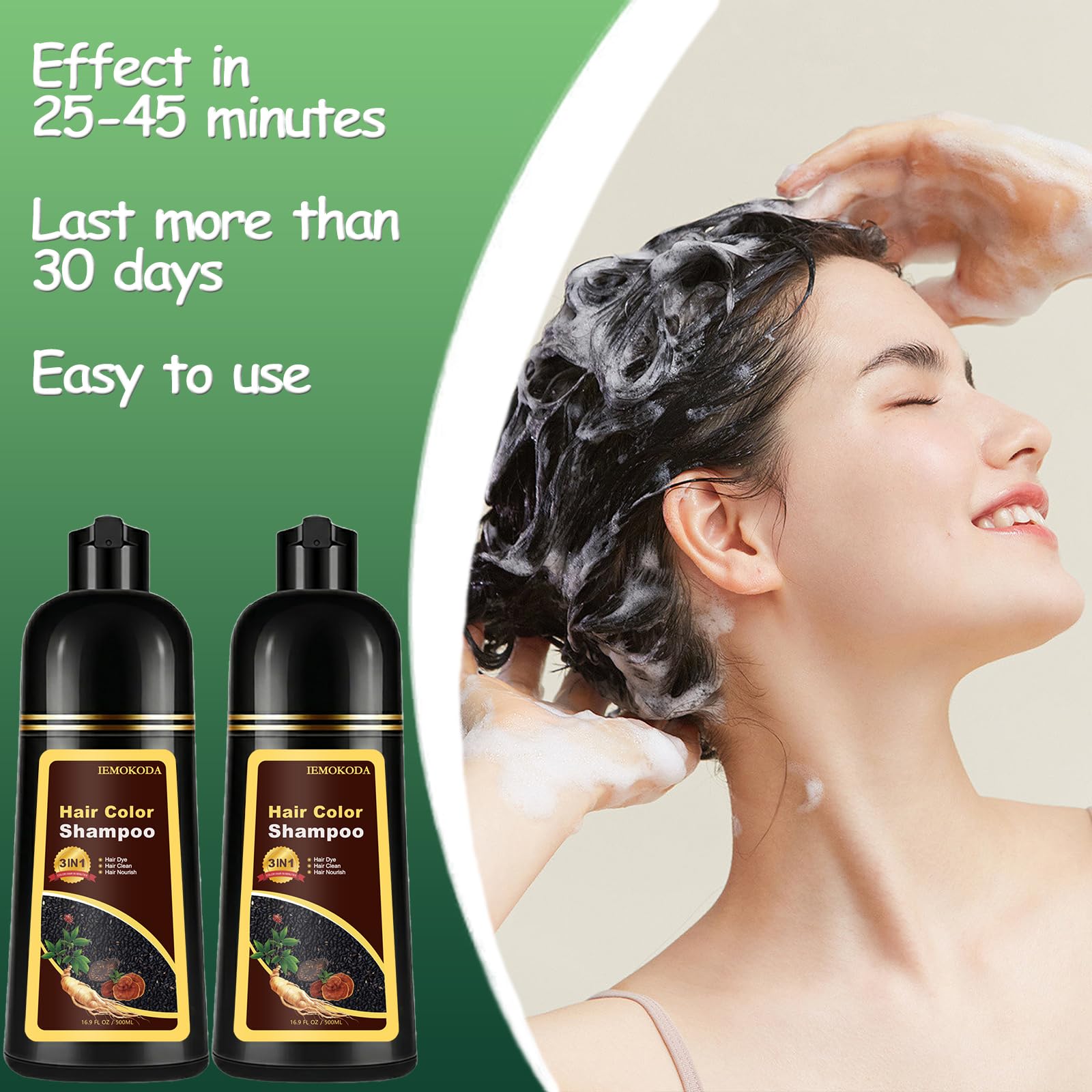 Amazon.com : Agthyuve 3-in-1 Dark Coffee Hair Dye Shampoo for