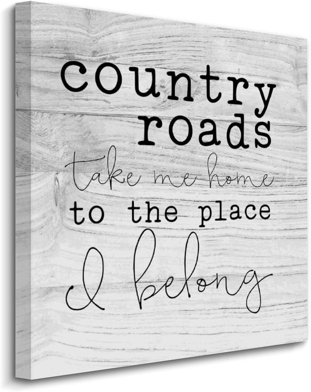Amazon.com: COCOKEN 20X20 Inch Canvas Wall Art with Inspirational Quote ...