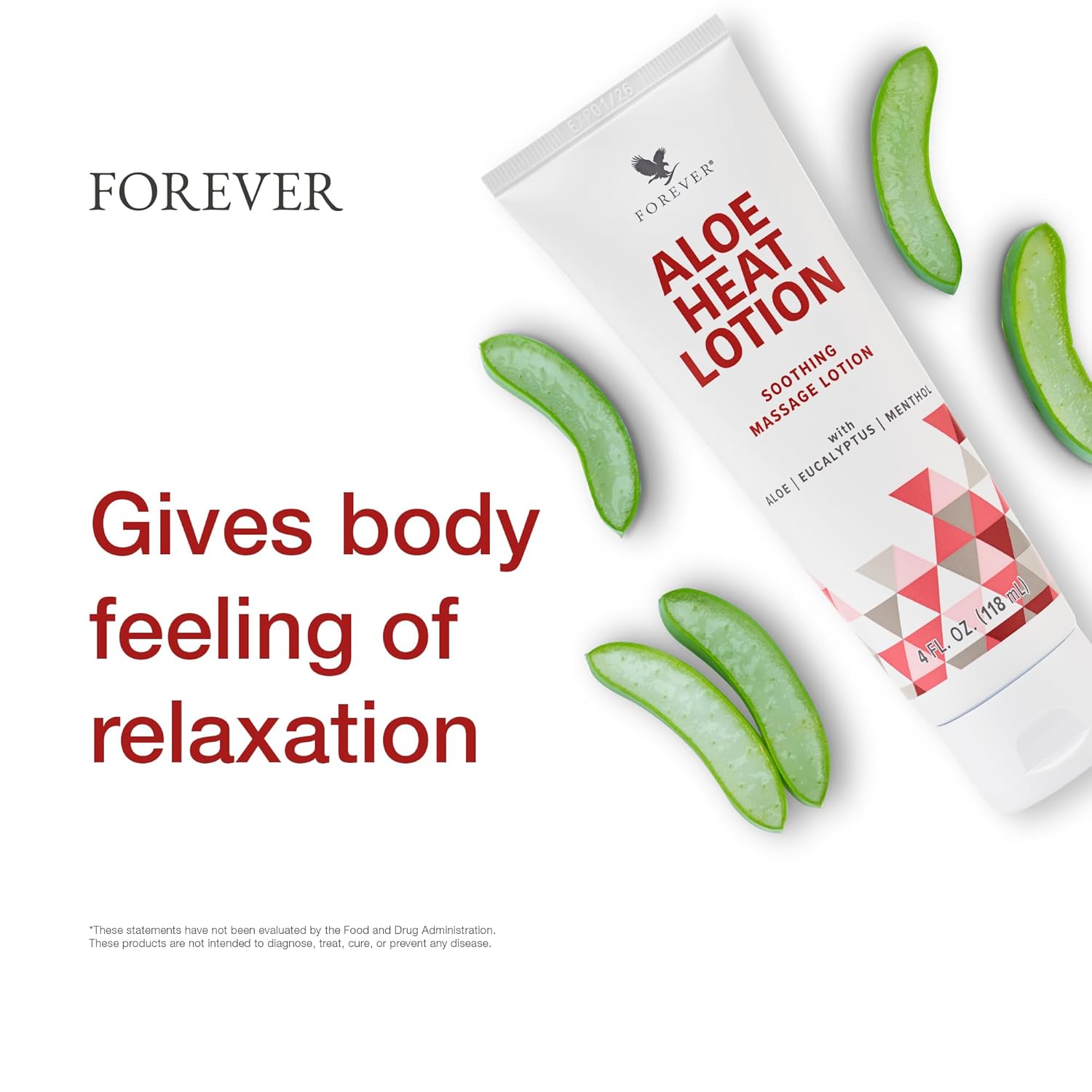Forever Living - Aloe Heat Lotion with Menthol and Eucalyptus Fragrance, Comfort and Skin Nourishment, Vegan-Friendly Formula, 4 fl oz - Image 4