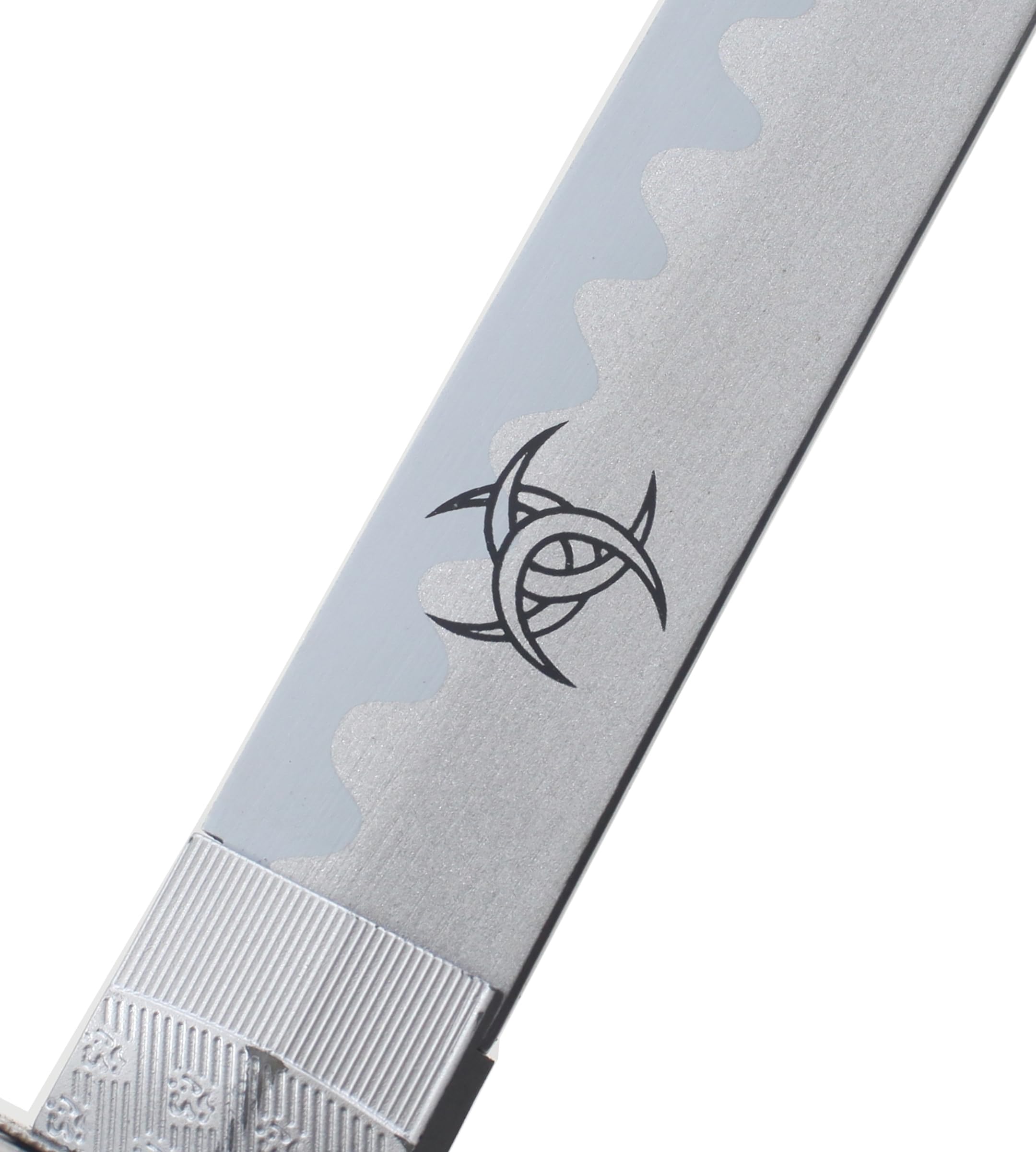 Katana en Bois Michonne - Épée Sabre pour Décoration et Cosplay Zombie avec Présentoir