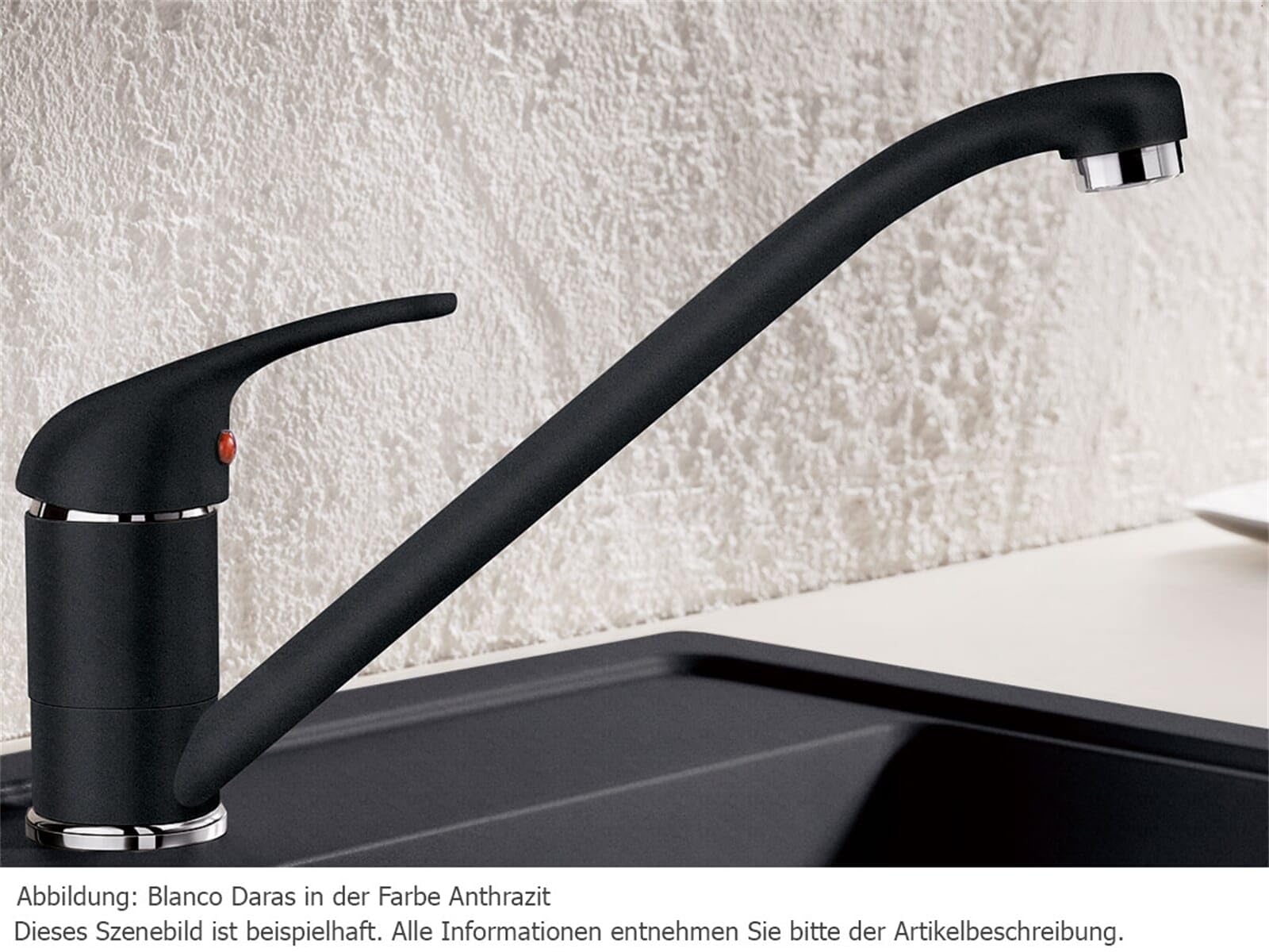 BLANCO DARAS 517729 - Rubinetto miscelatore da cucina, ad alta pressione, finitura in Silgranit, marrone caffè, 1 pezzo - Vista 3