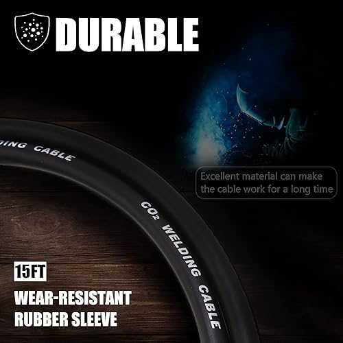 Miniatura 6 de Pistola de soldadura M-150 M-15 M-15 M150 M150 MIG de 15 pies de repuesto para Miller 150A, Millermatic 90, 35/120 / 130 / 130XP /135 / 140s /