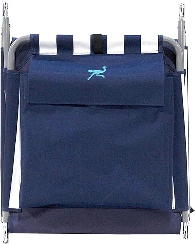 Miniatura 9 de Ostrich Mochila de 72 x 22 x 12 pulgadas con bolsa de almacenamiento grande, silla plegable para playa y piscinas al aire libre, azul marino