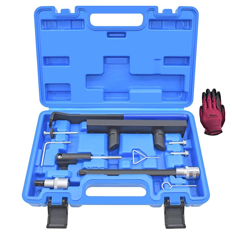 Kit de ferramentas para travamento e alinhamento do comando de válvulas com soquetes T52 e T40080 Yuesstloo