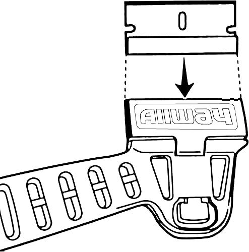 Miniatura 7 de ALLWAY Cuchillo de papel tapiz RKW2